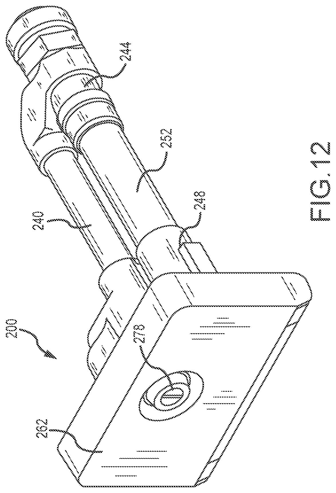 Patent US12129631 Figure 10 – Hydrant enclosure with integral faucet