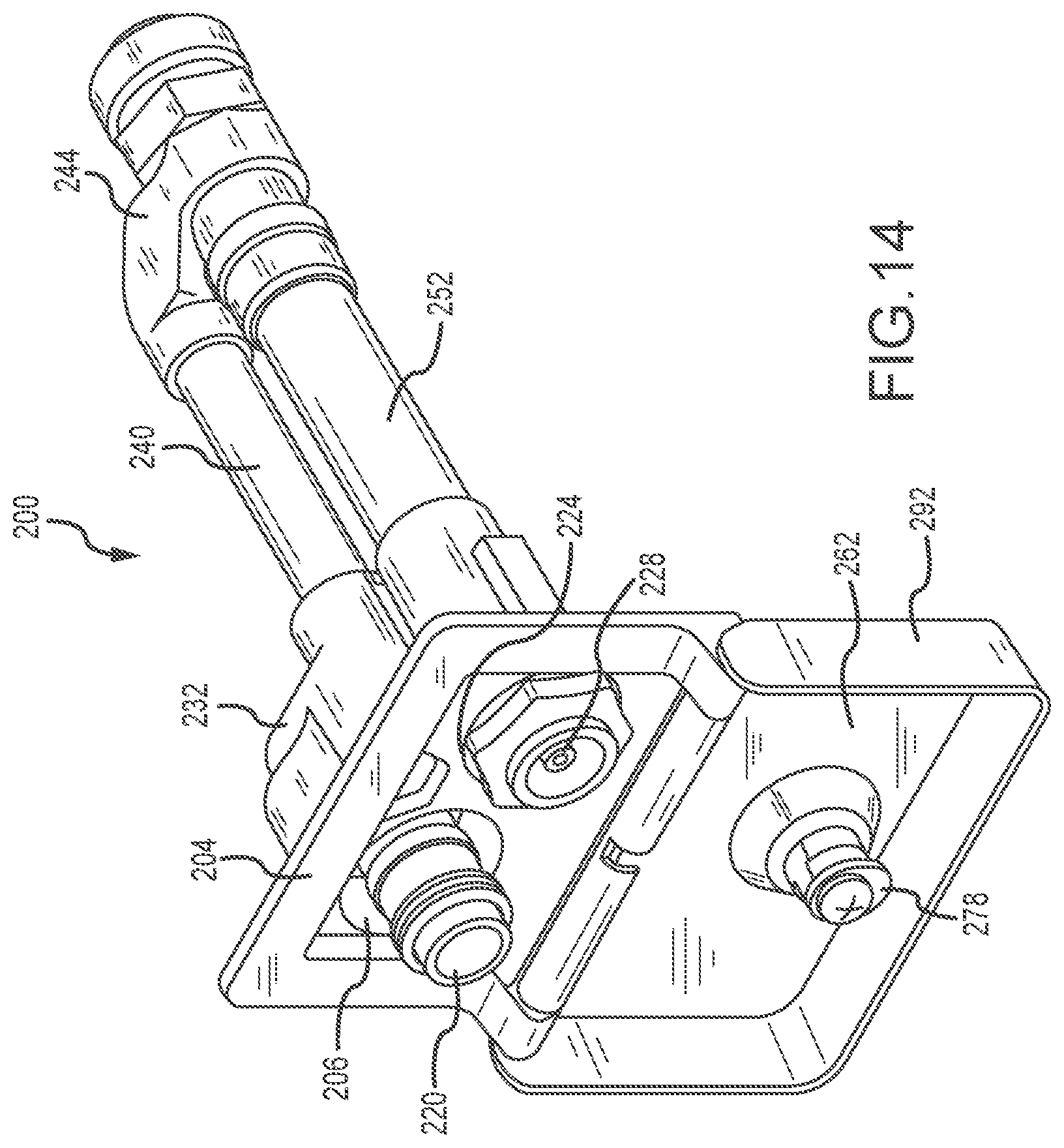 Patent US12129631 Figure 12 – Hydrant enclosure with integral faucet