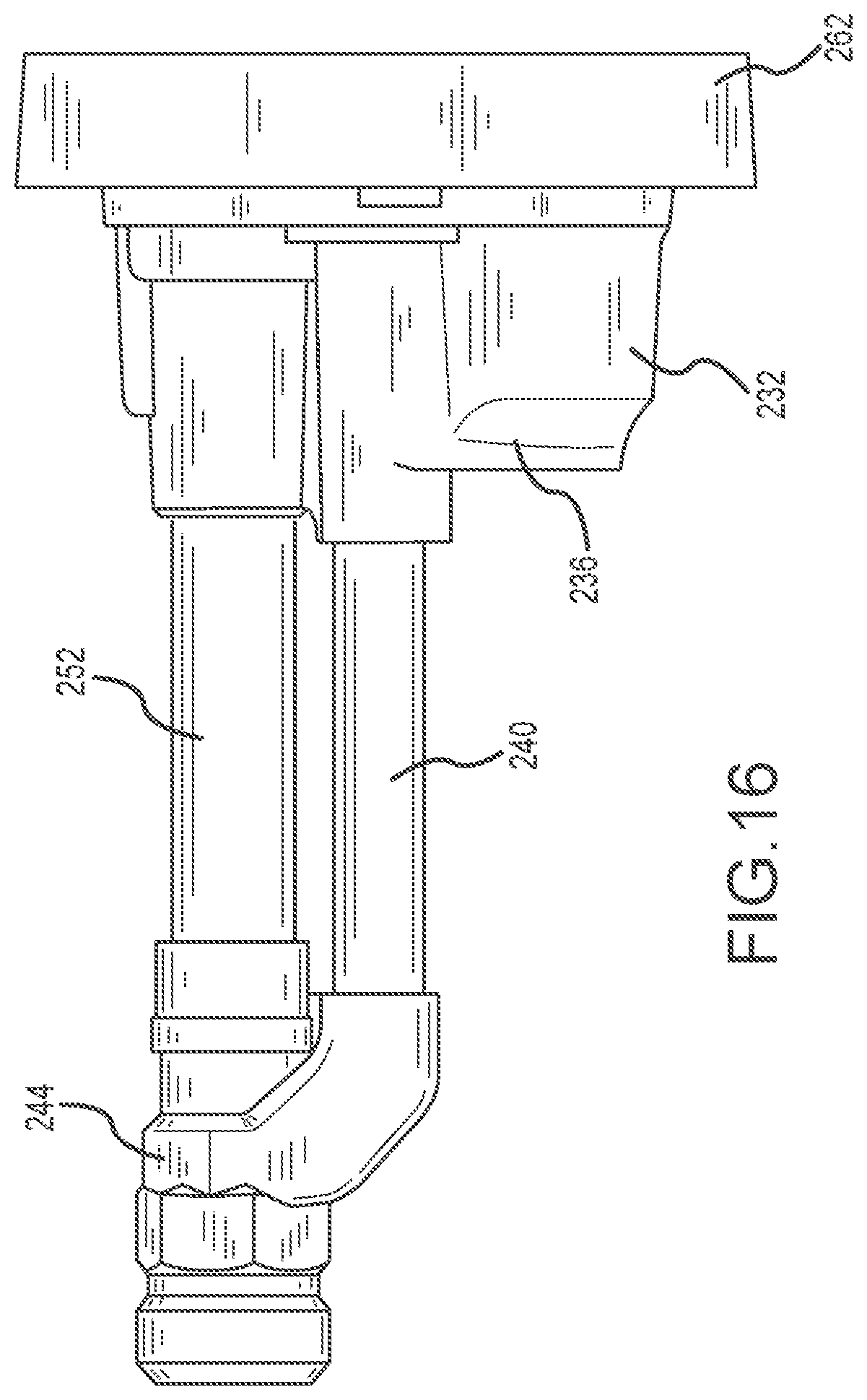 Patent US12129631 Figure 14 – Hydrant enclosure with integral faucet