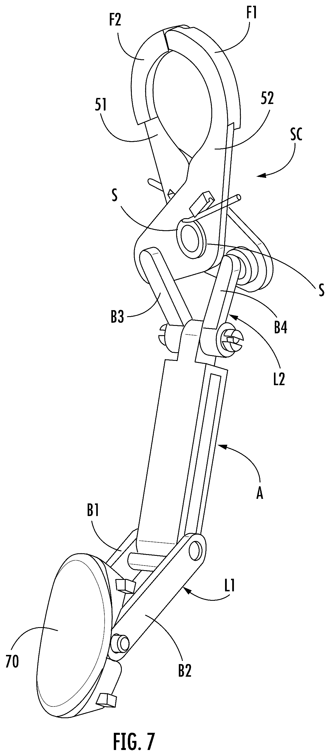 Patent US12129633 Figure 4 – Handheld showerhead with push-button release mechanism