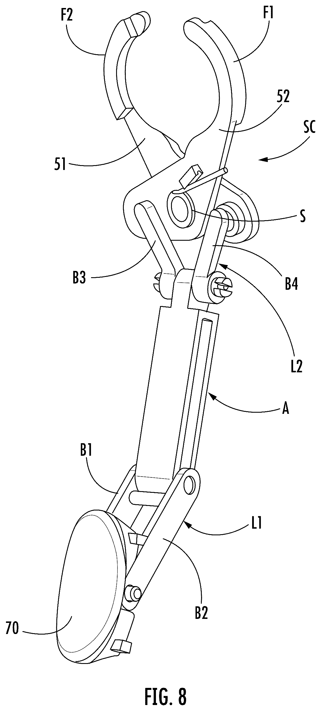 Patent US12129633 Figure 5 – Handheld showerhead with push-button release mechanism
