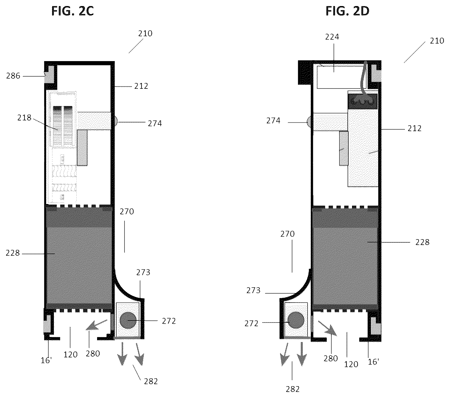Patent US12129638 Figure 3 – Filtration assembly for reducing malaodors in air and aerosolized waste from toilets
