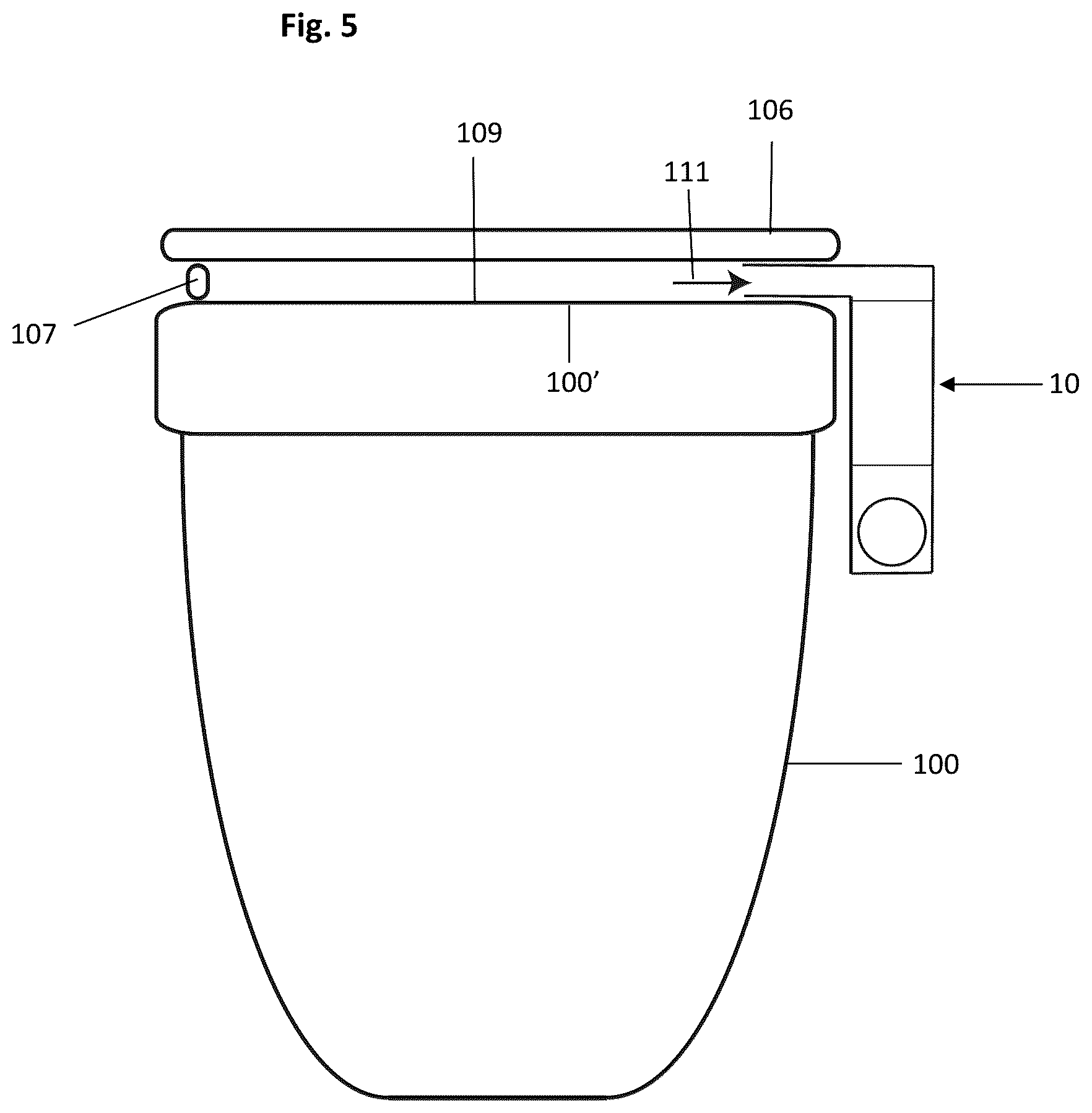 Patent US12129638 Figure 6 – Filtration assembly for reducing malaodors in air and aerosolized waste from toilets