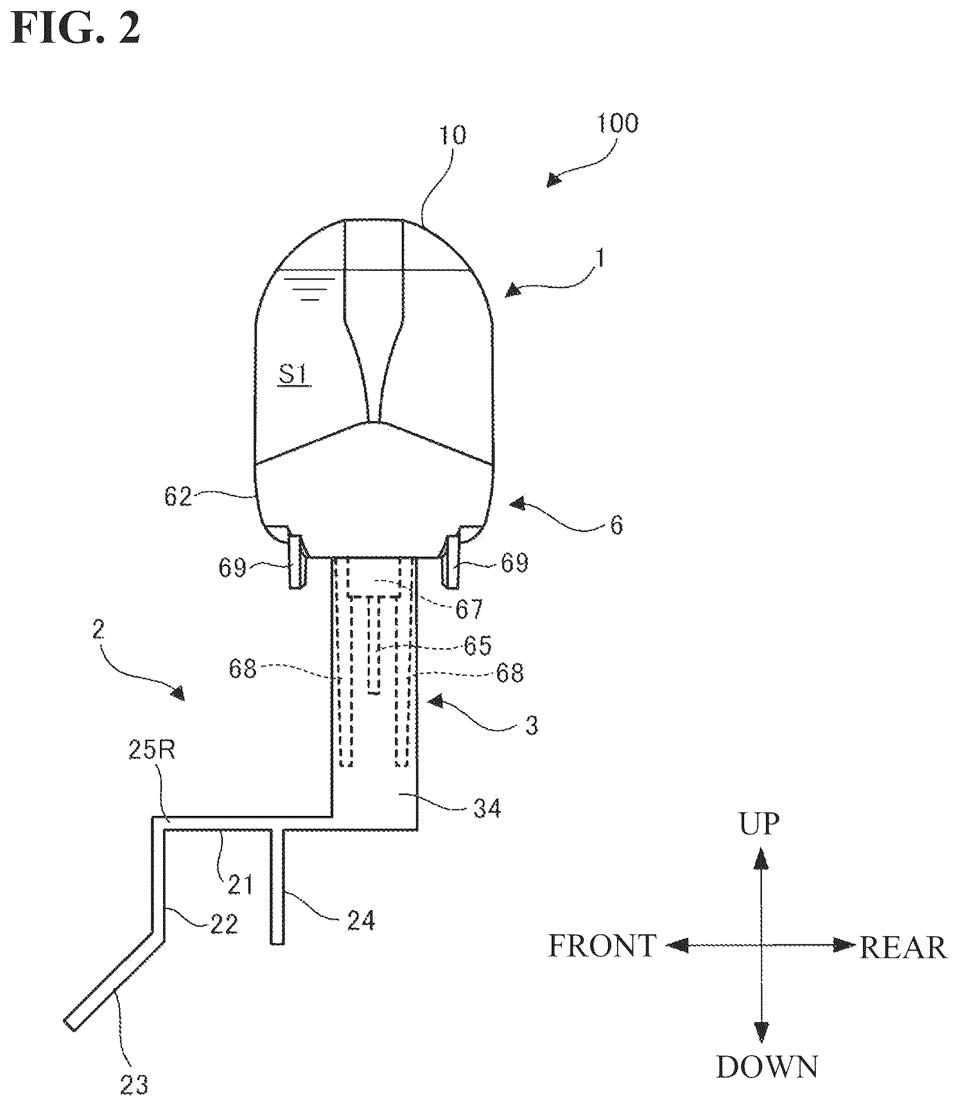 Patent US12129639 Figure 2 – Chemical solution supply device