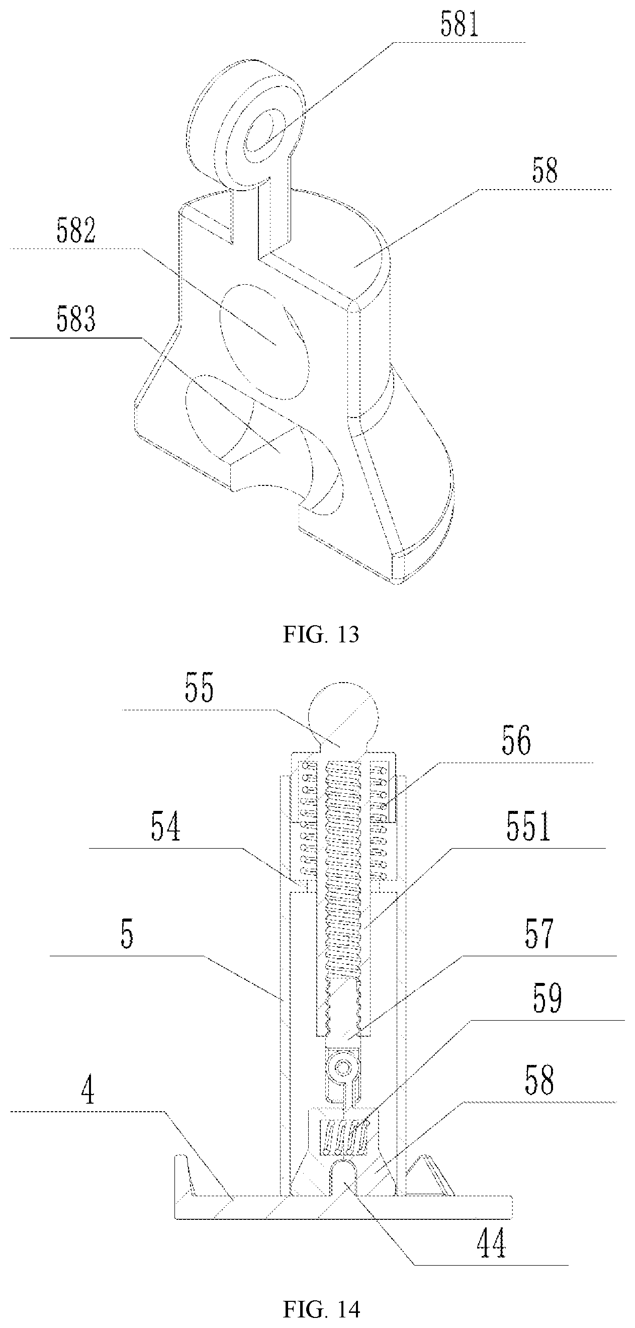 Patent US12129641 Figure 7 – Quick-cleaning drain for quick replacement of cleaning parts