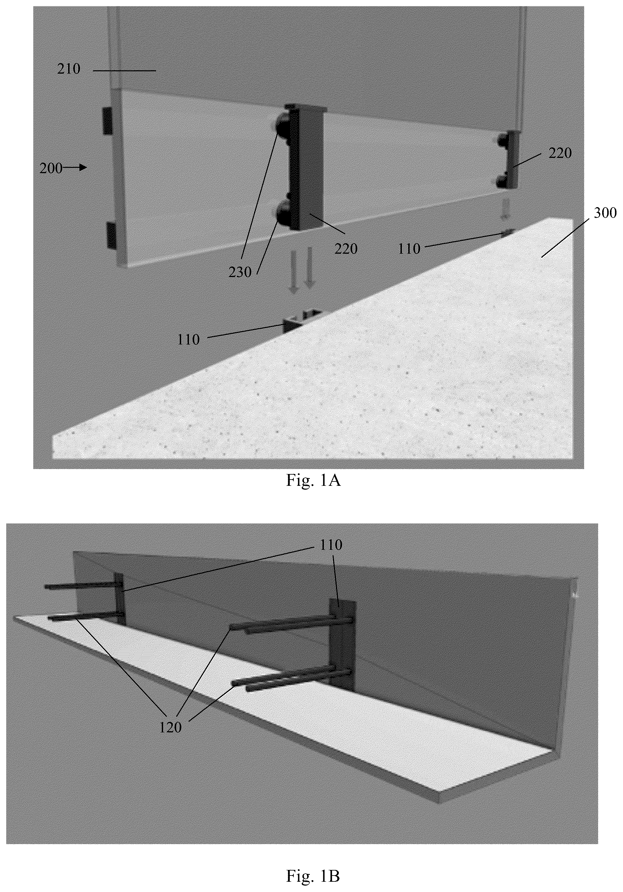 Patent US12129642 — Railing system and method of use thereof — Figure 1