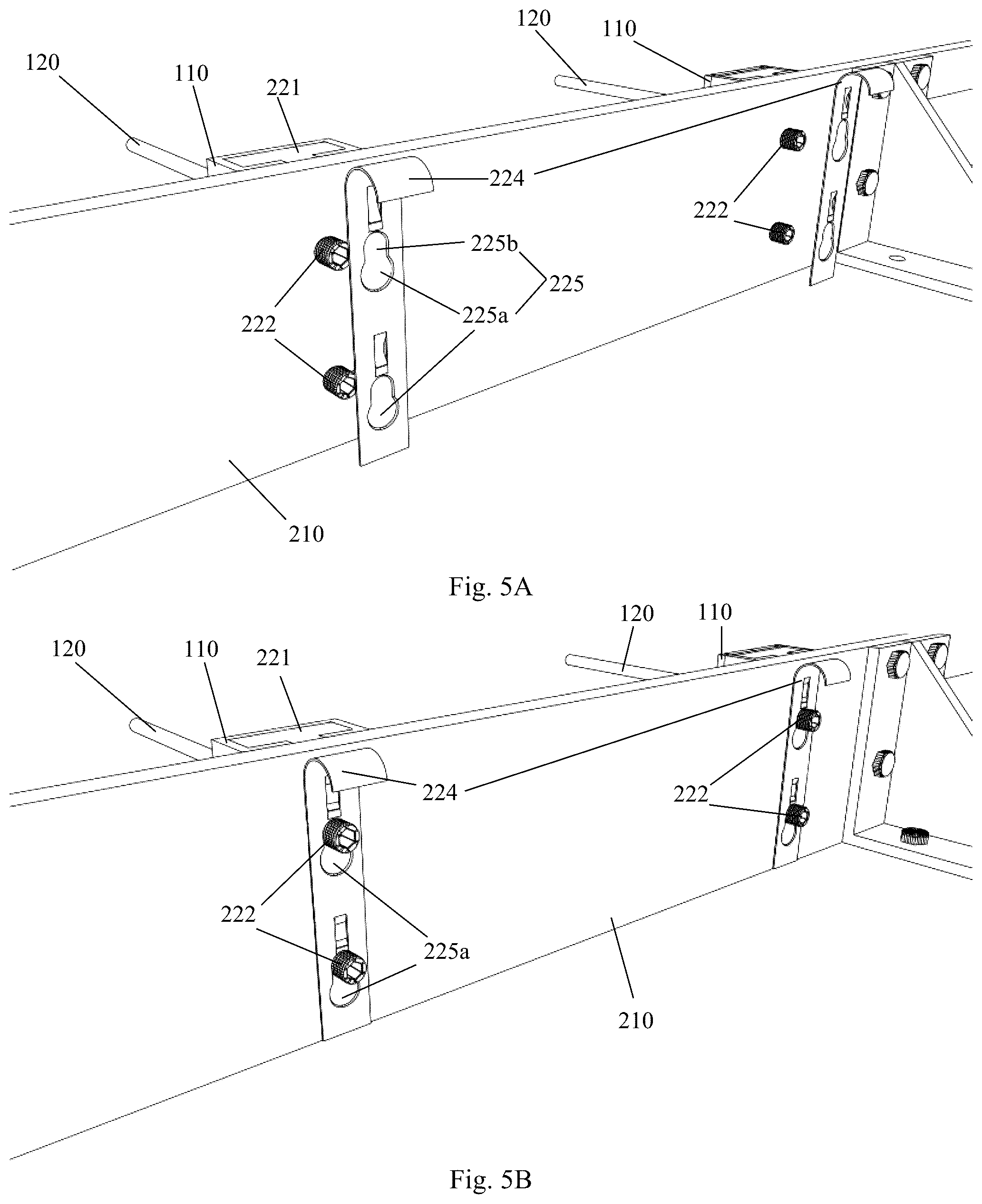 Patent US12129642 Figure 7 – Railing system and method of use thereof