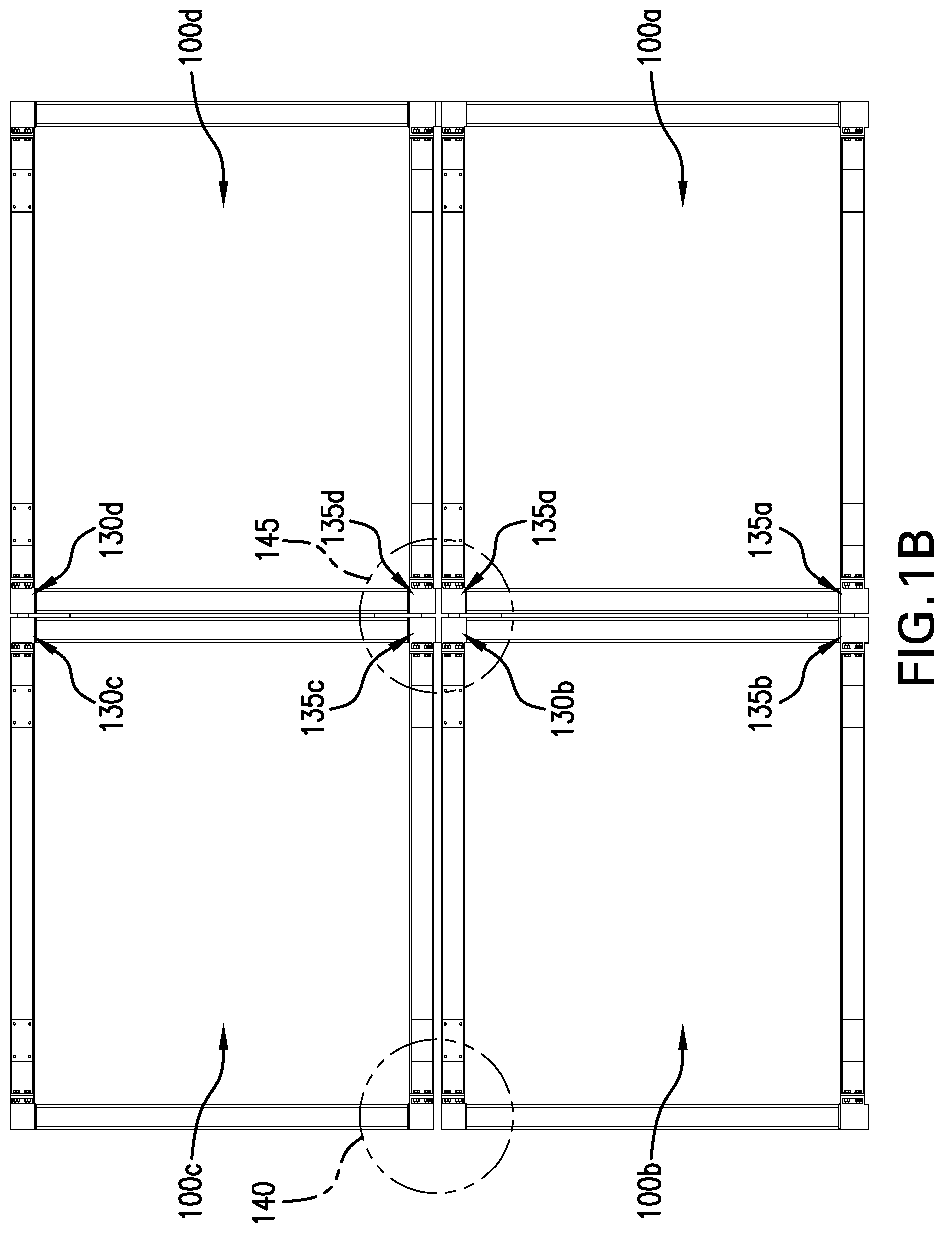 Patent US12129645 Figure 2 – Connection node for modular building structures