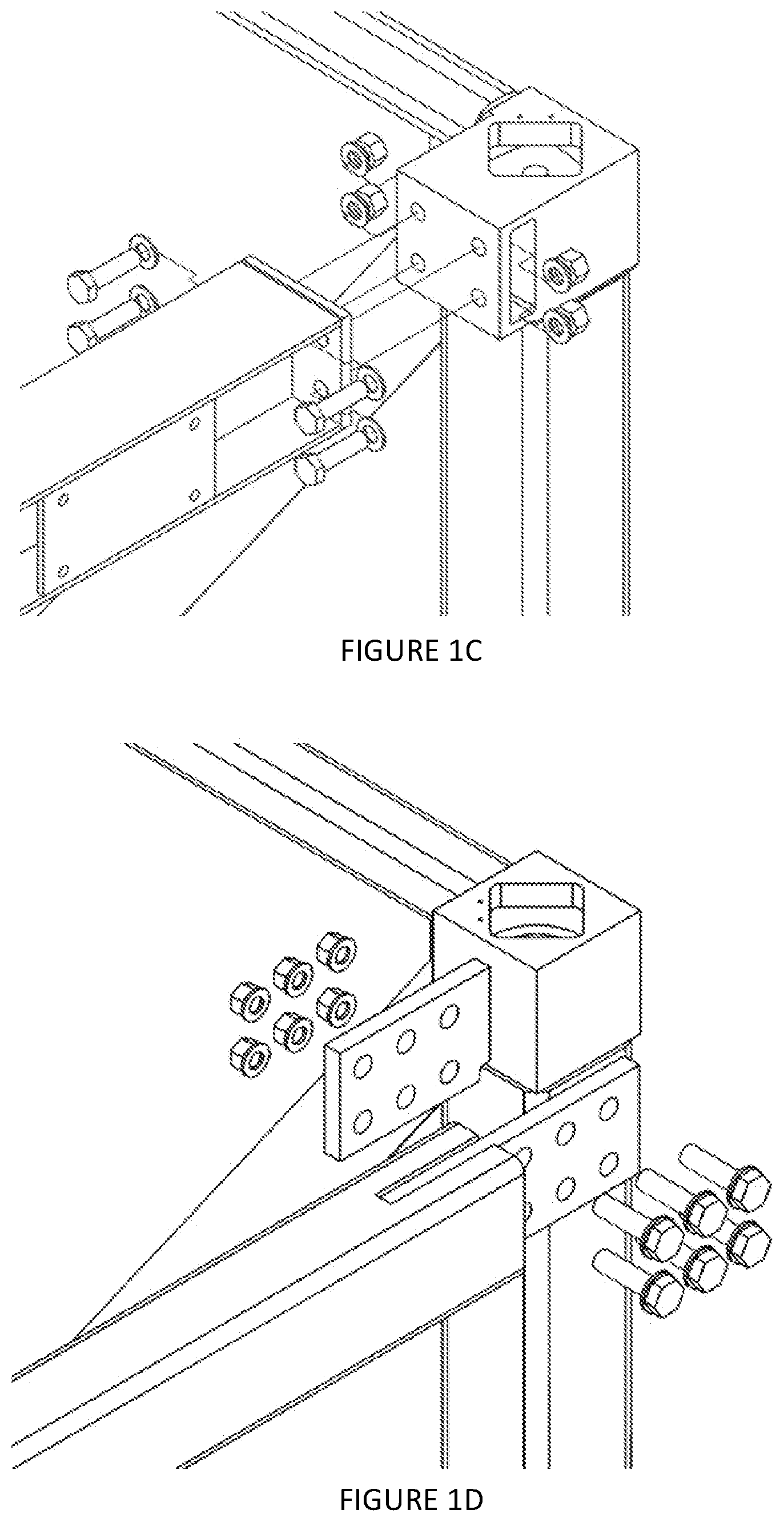 Patent US12129645 Figure 3 – Connection node for modular building structures