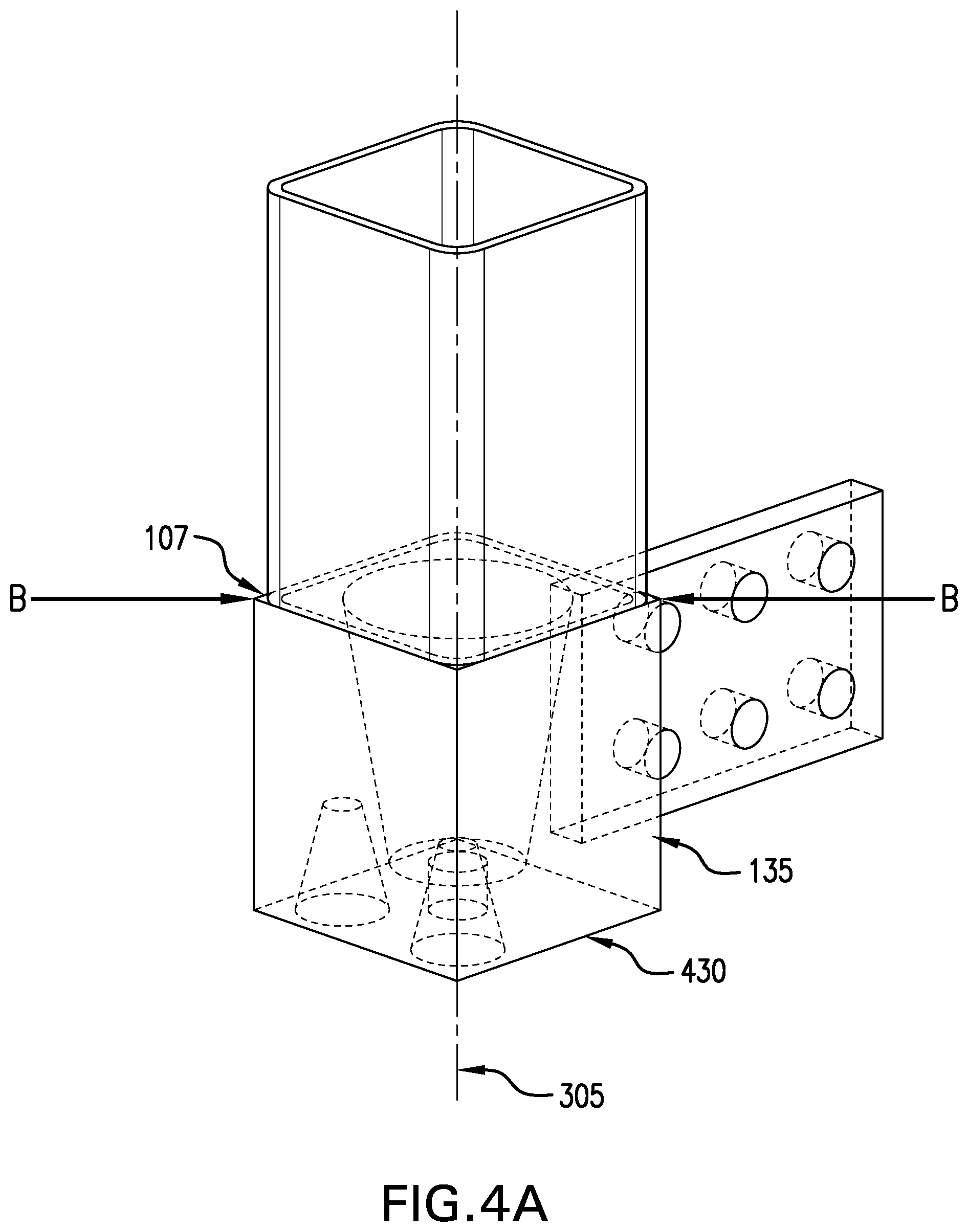 Patent US12129645 Figure 8 – Connection node for modular building structures