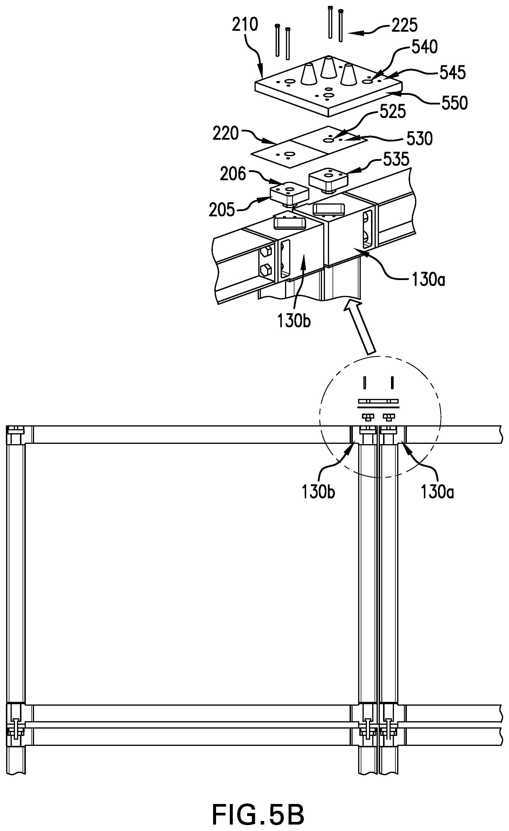 Patent US12129645 Figure 11 – Connection node for modular building structures