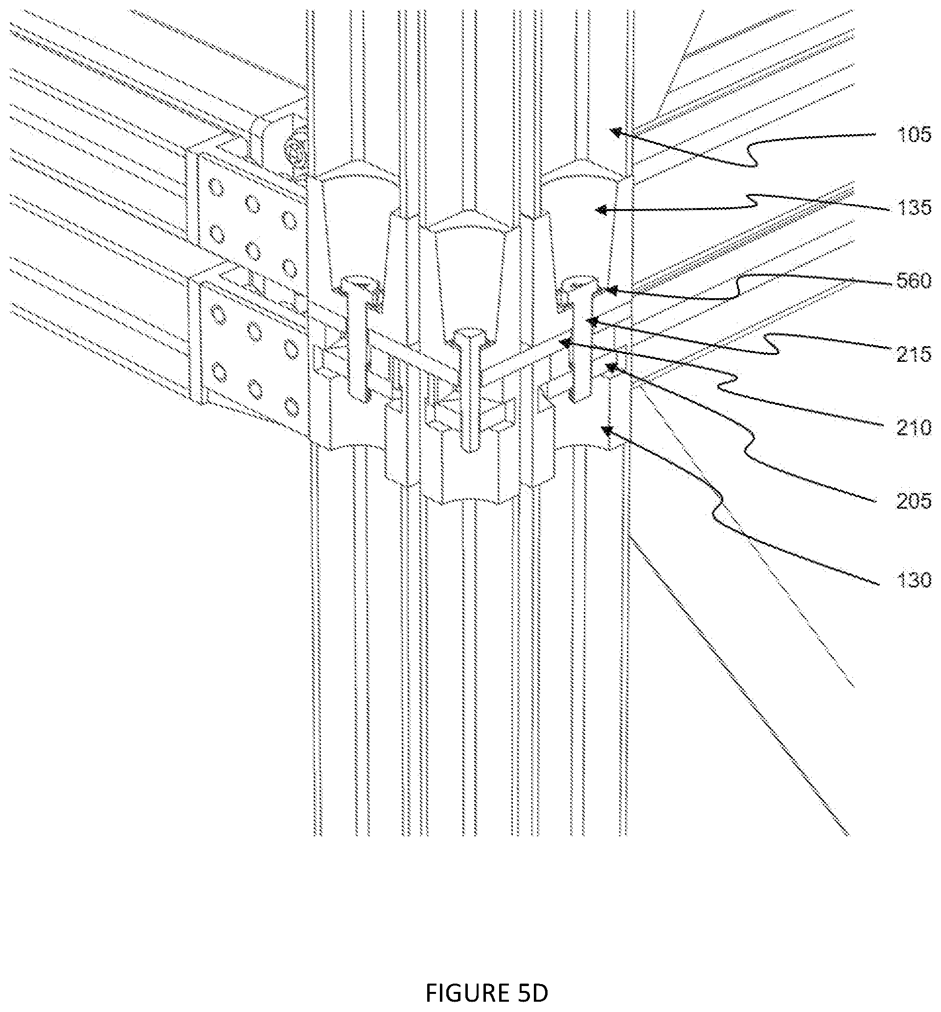 Patent US12129645 Figure 13 – Connection node for modular building structures