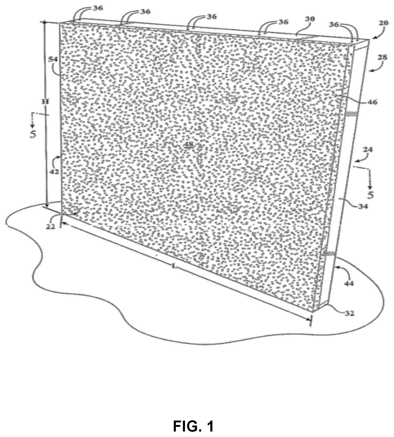 Patent US12129648 — Wall assembly — Figure 1
