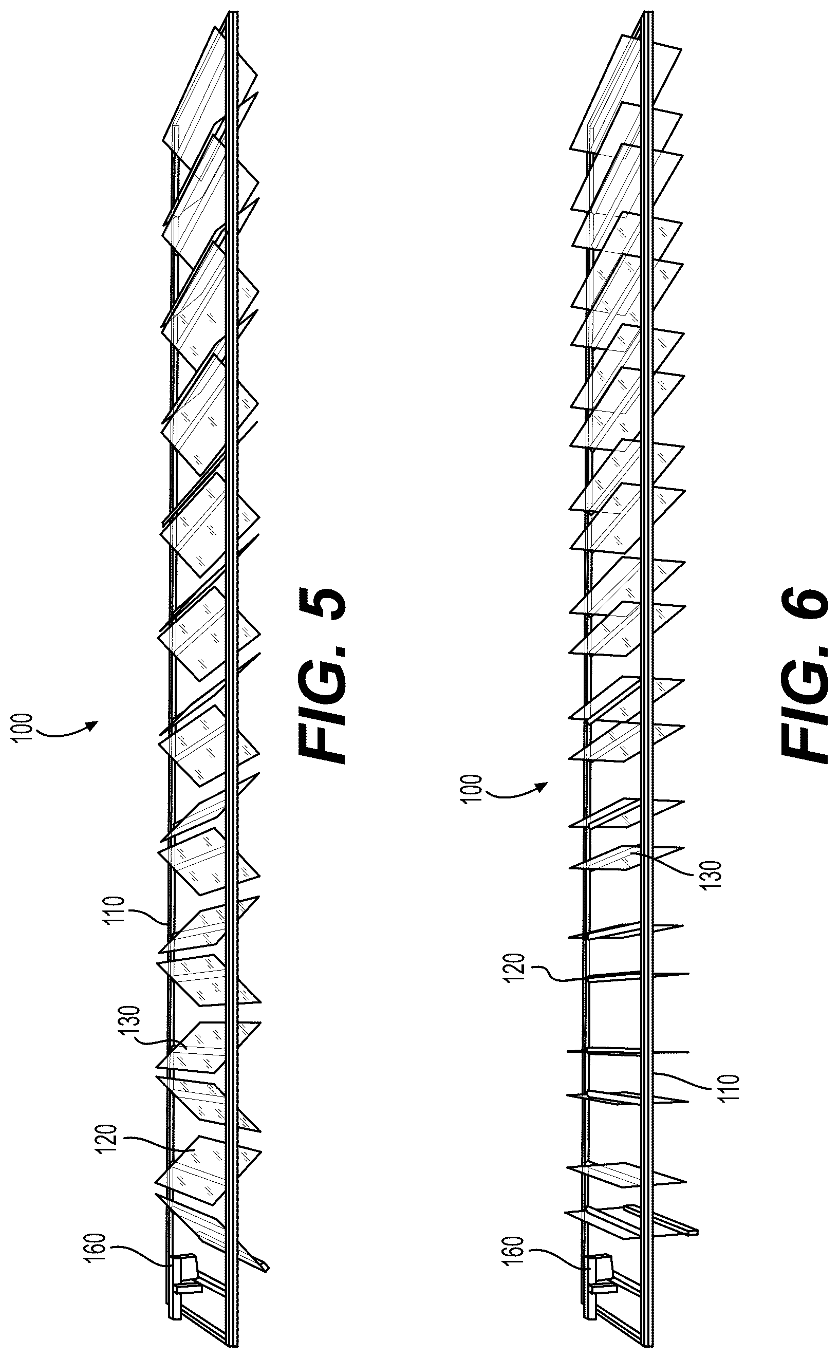 Patent US12129649 Figure 4 – Cascading roof with interdependent roof panel sections