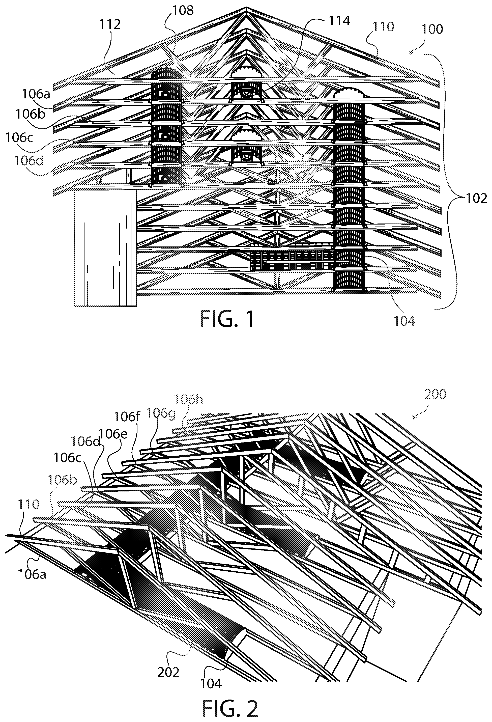 Patent US12129651 — Utility partition device and system(s) — Figure 1