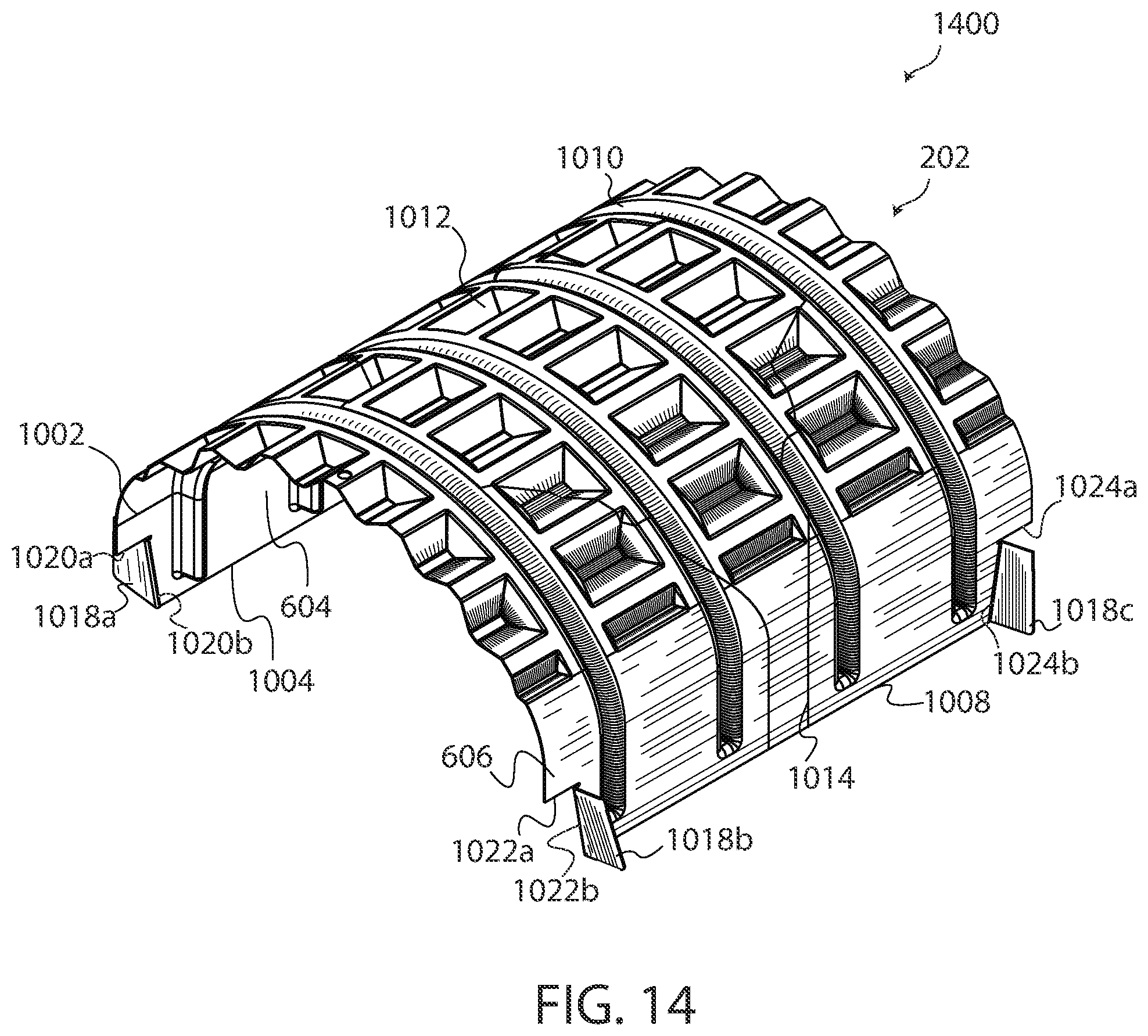 Patent US12129651 Figure 9 – Utility partition device and system(s)