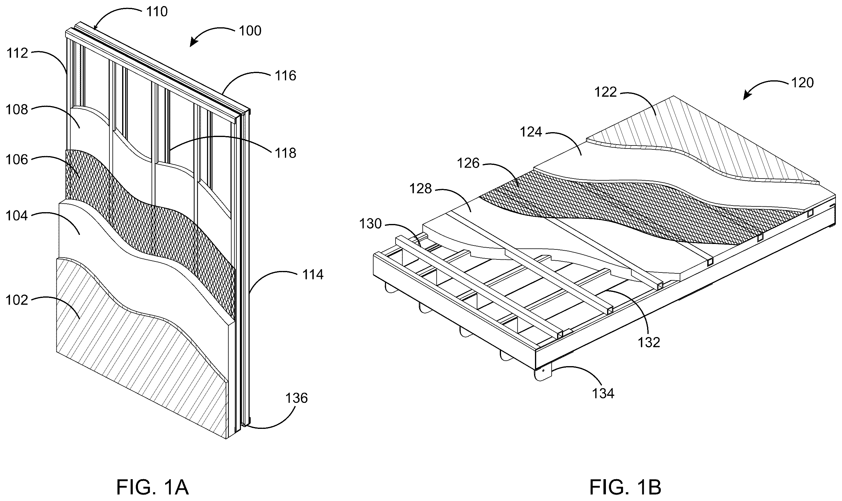 Patent US12129652 — Building system and method utilizing integrated insulation, method to construct wall panel — Figure 1