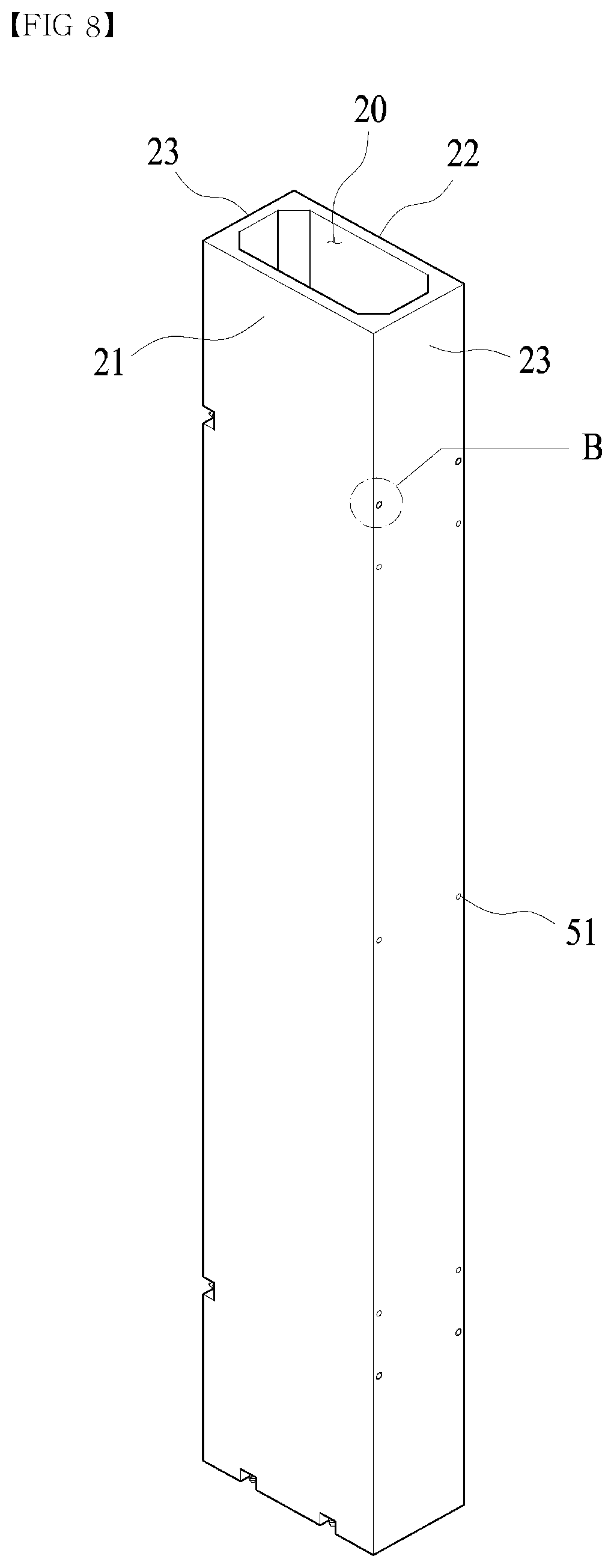 Patent US12129653 Figure 8 – Variable assembly PC member