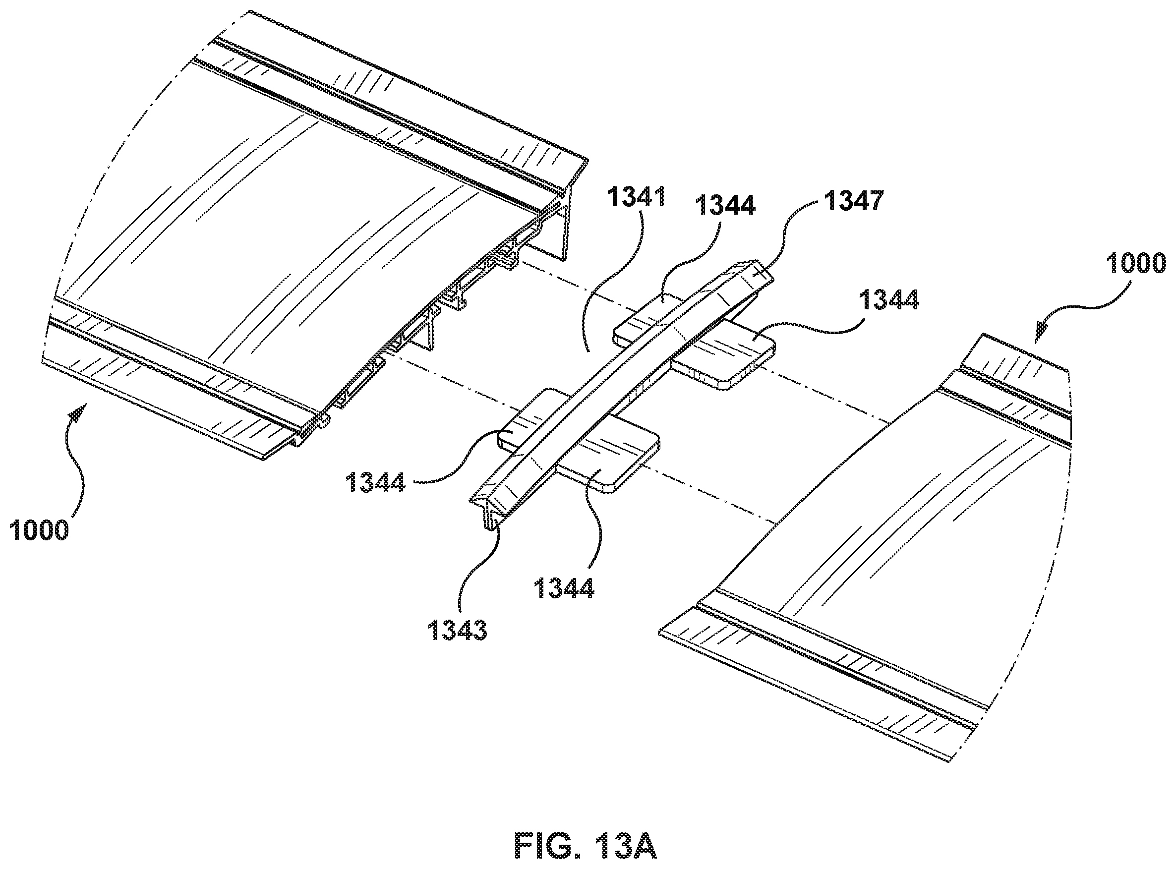 Patent US12129654 Figure 12 – Eavestrough debris guard