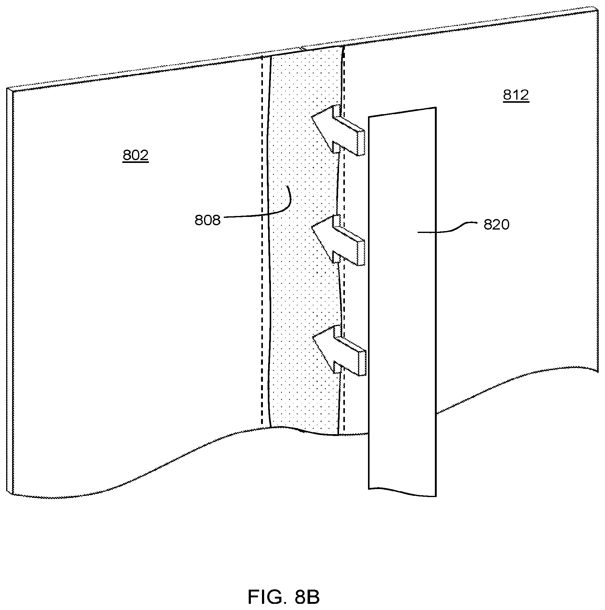 Patent US12129655 Figure 6 – Joint support including adhesive layer, system including joint support, and method of use