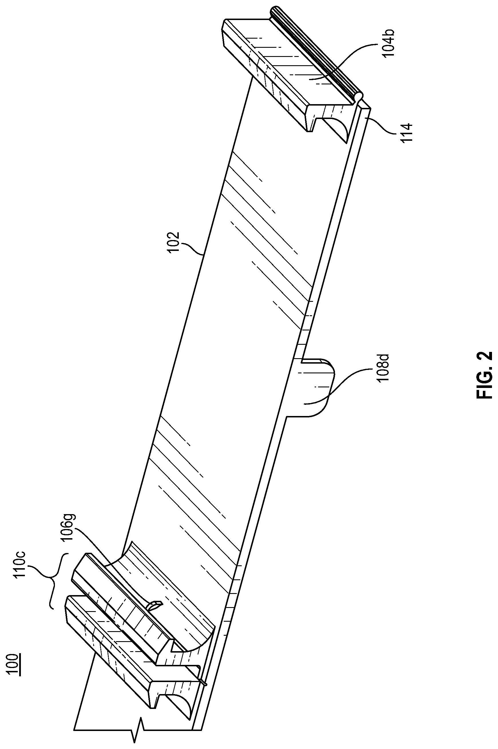 Patent US12129656 Figure 2 – Step clip fastening system and method
