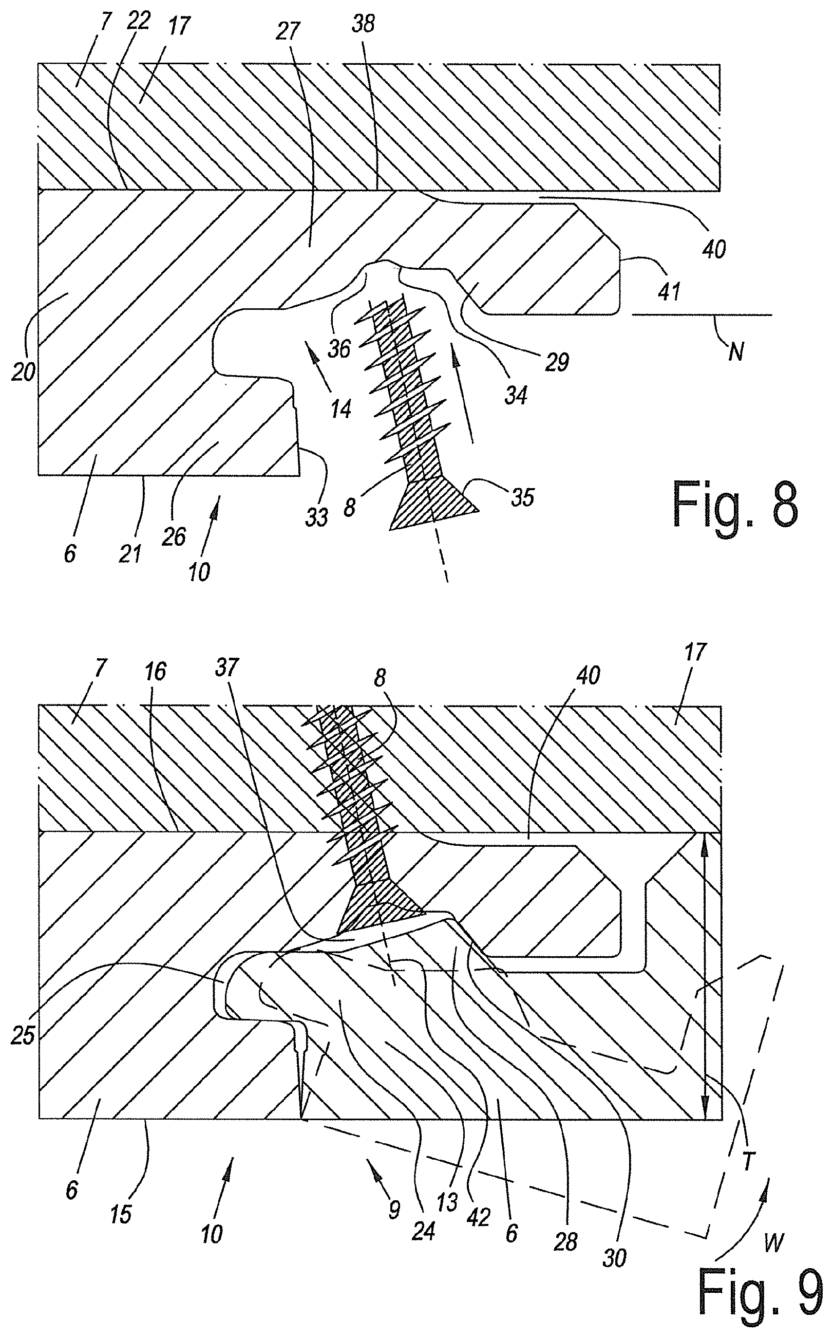 Patent US12129657 Figure 6 – Wall or ceiling panel and wall or ceiling assembly
