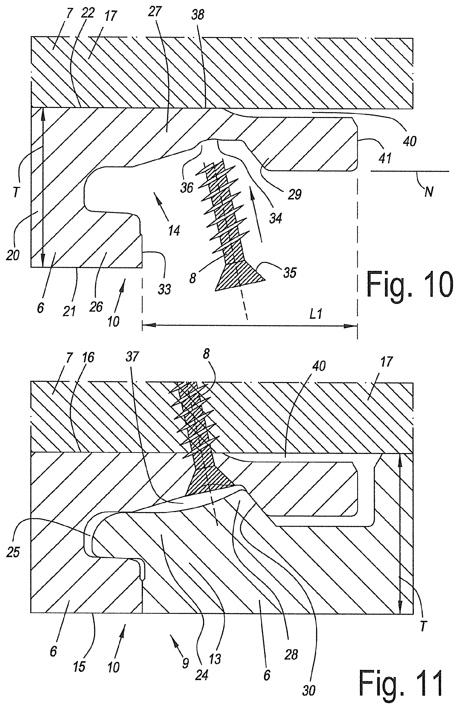 Patent US12129657 Figure 7 – Wall or ceiling panel and wall or ceiling assembly