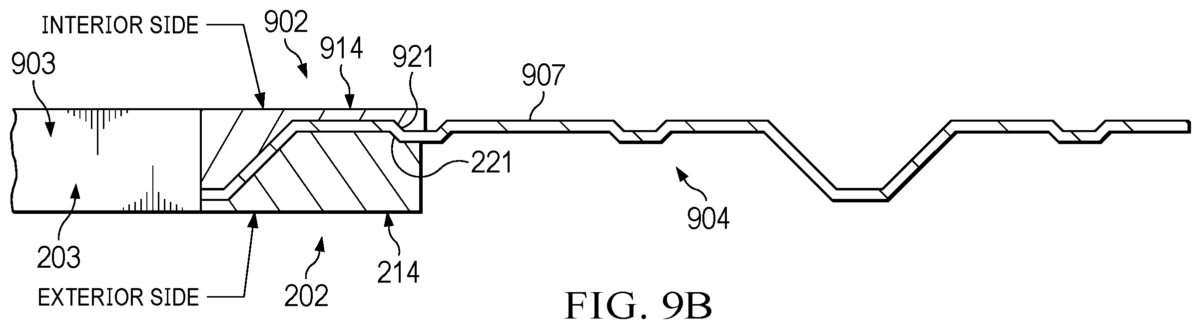 Patent US12129658 Figure 12 – Filler frames for buildings with ridged panels