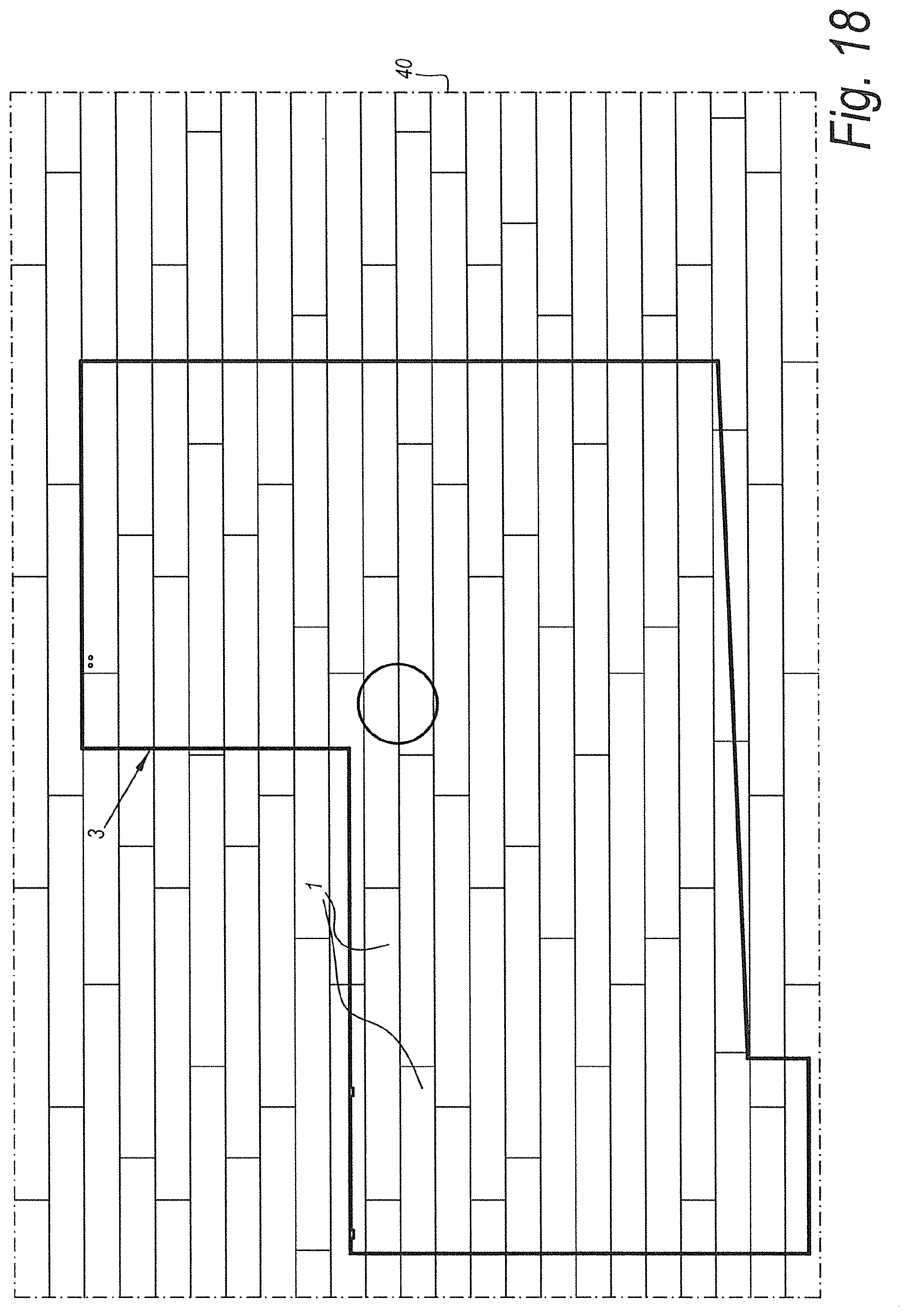Patent US12129659 Figure 9 – Set of floor panels and method for composing thereof