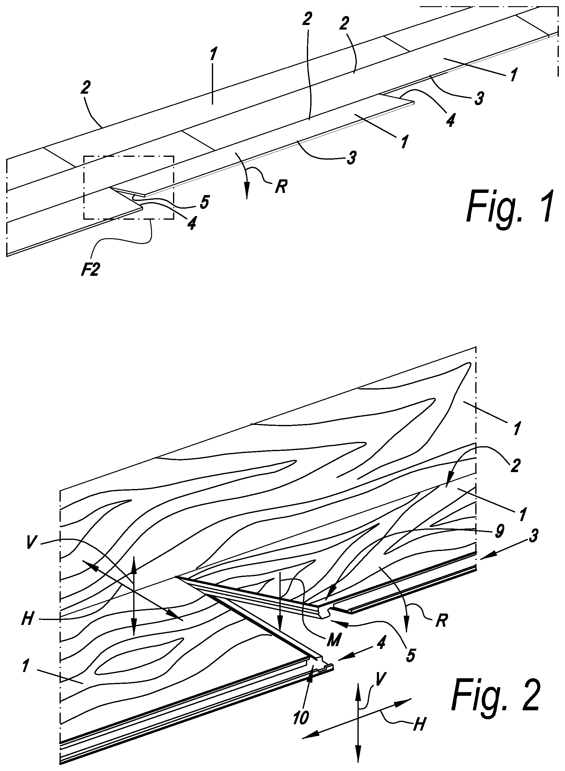 Patent US12129660 Figure 1 – Panel comprising coupling parts