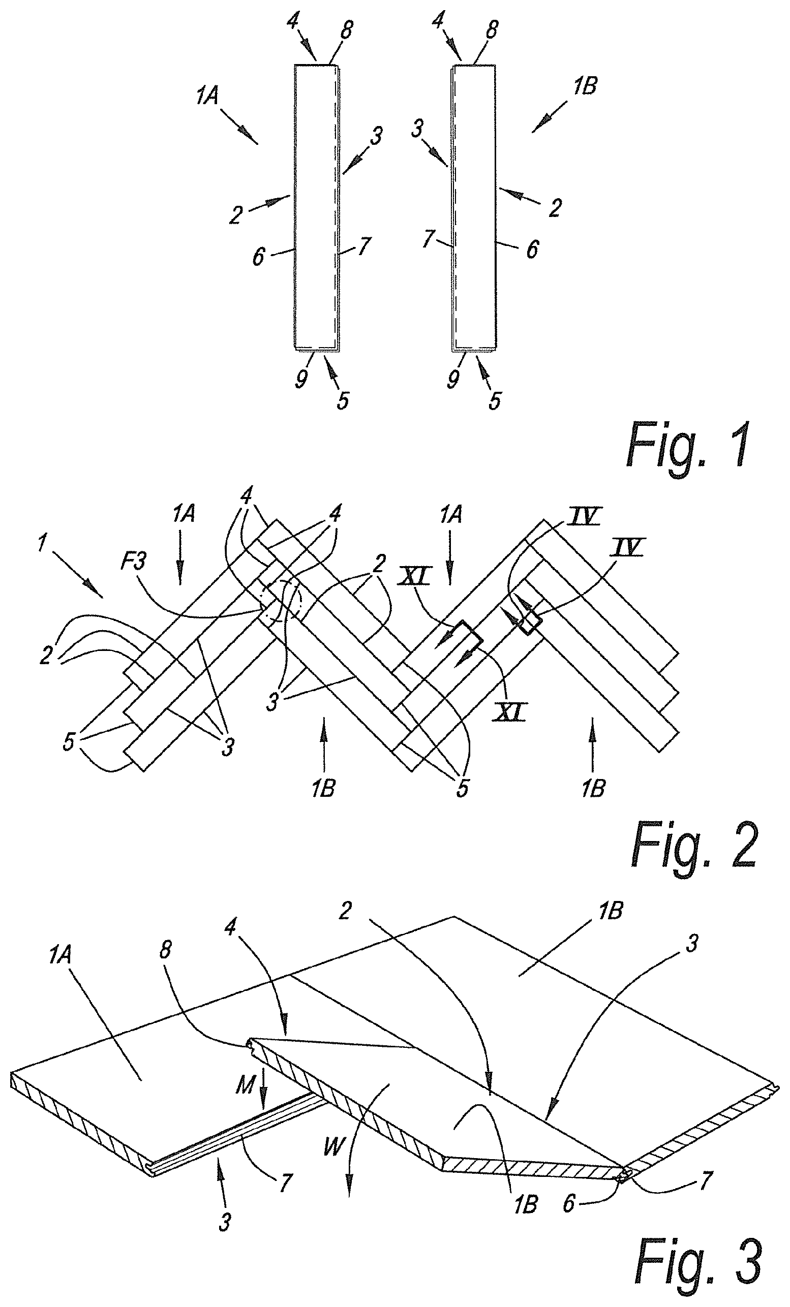 Patent US12129662 Figure 1 – Set of floor panels and method for installing this set of floor panels