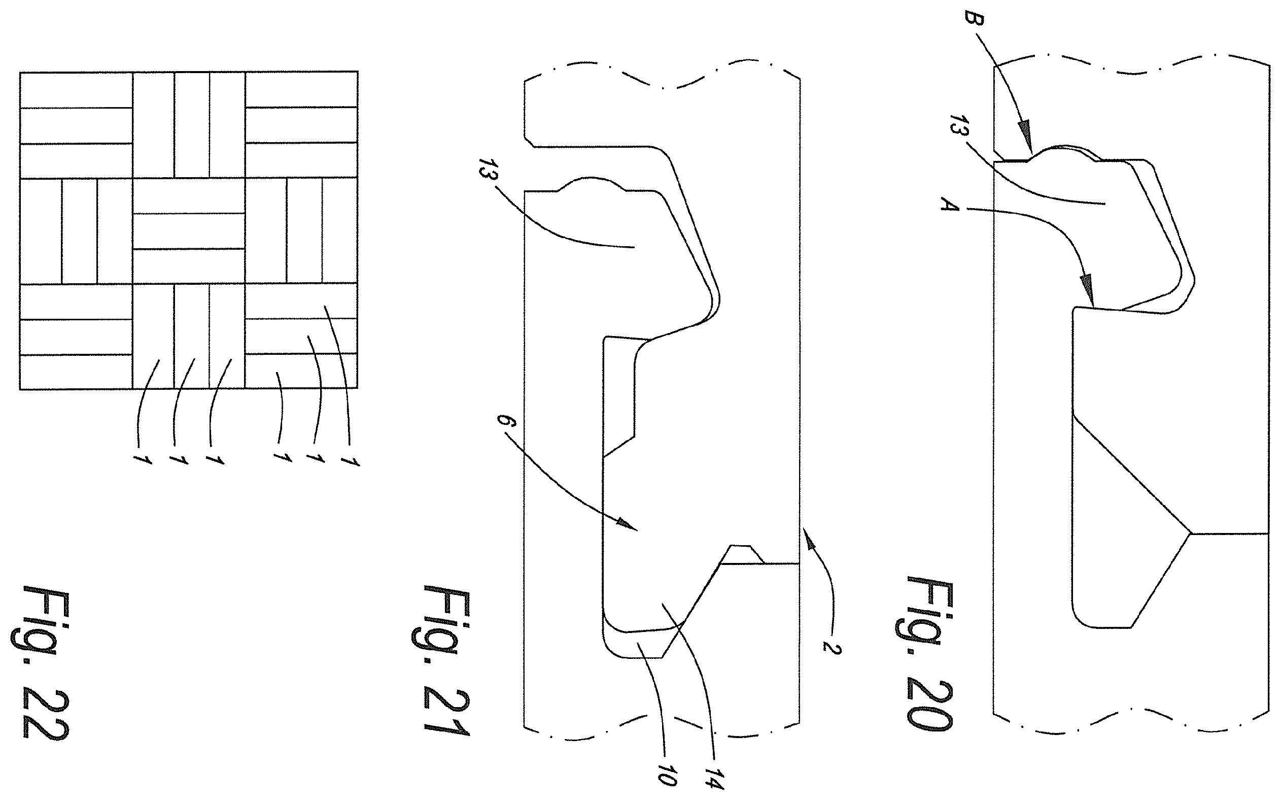 Patent US12129662 Figure 9 – Set of floor panels and method for installing this set of floor panels