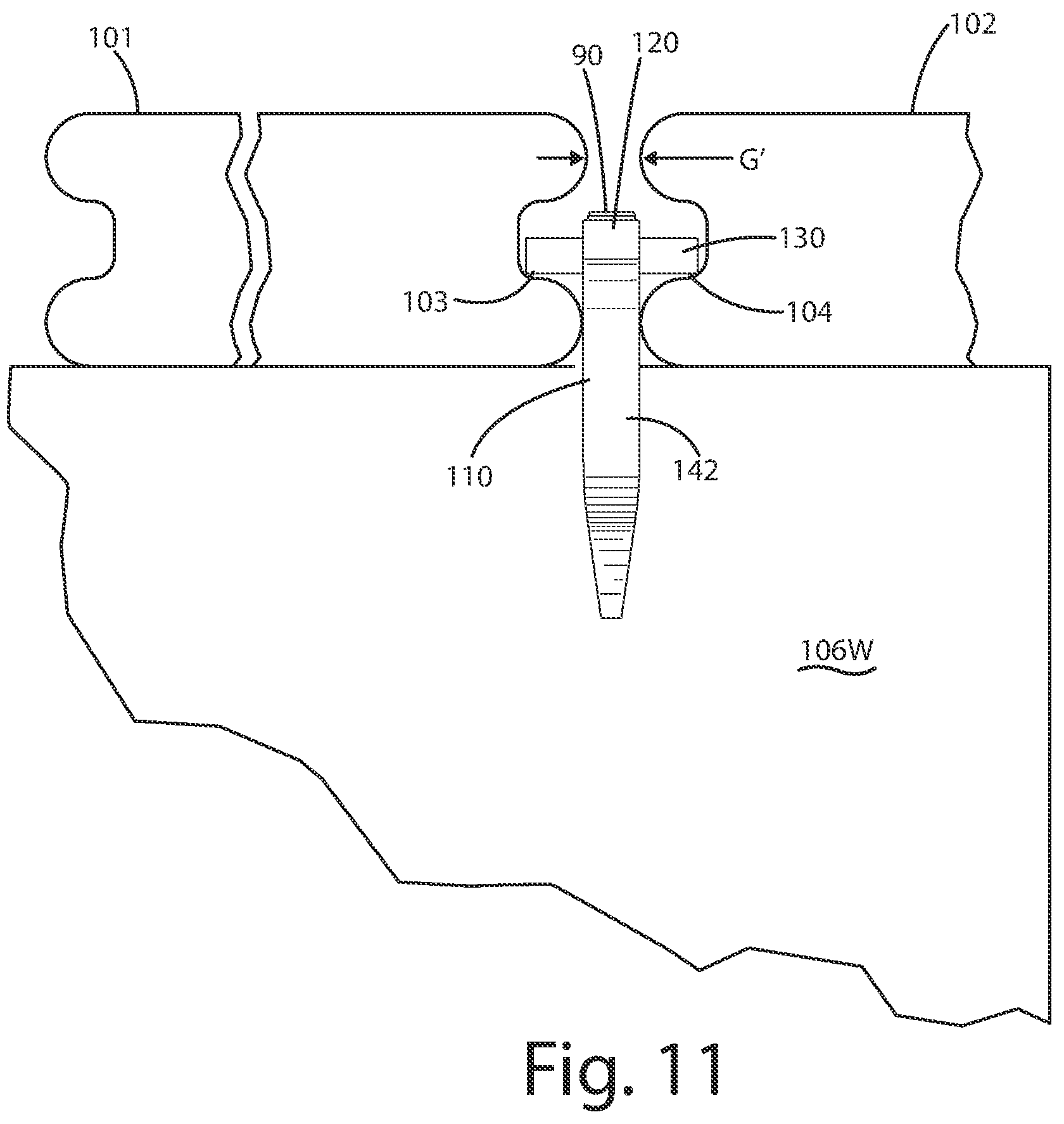 Patent US12129663 Figure 11 – Hidden fastener unit and related method of use