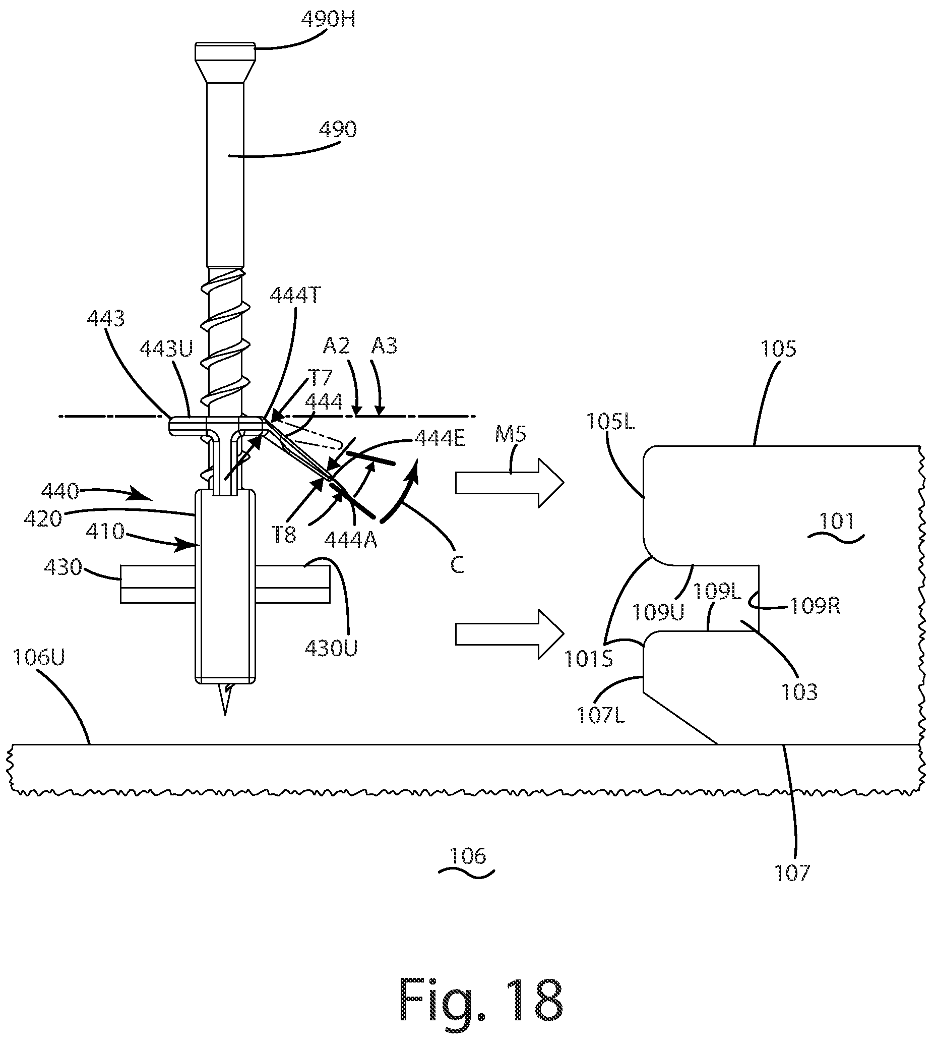 Patent US12129663 Figure 18 – Hidden fastener unit and related method of use
