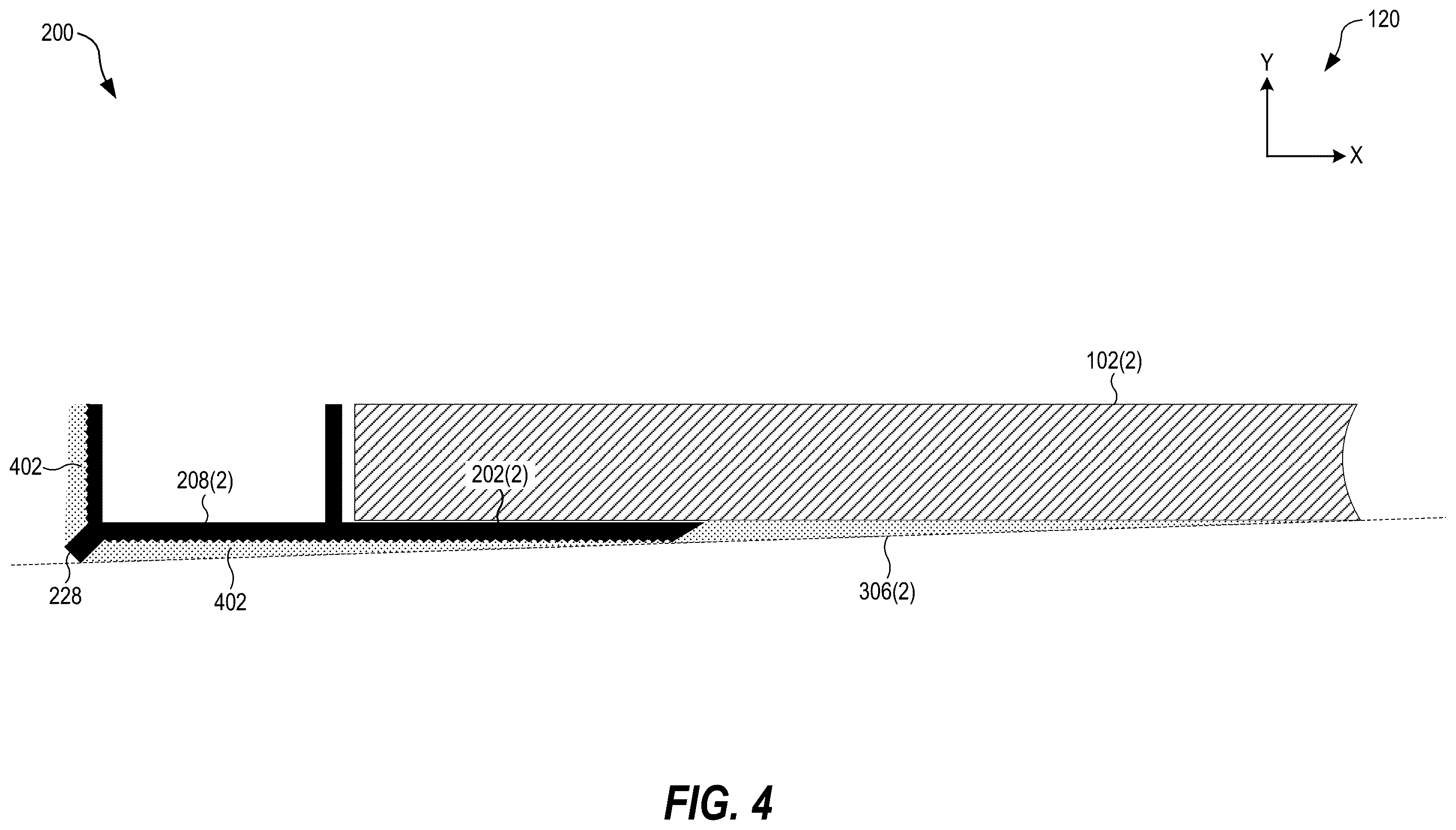 Patent US12129667 Figure 4 – Wallboard-fastening device for securing wallboards in an outside-corner configuration