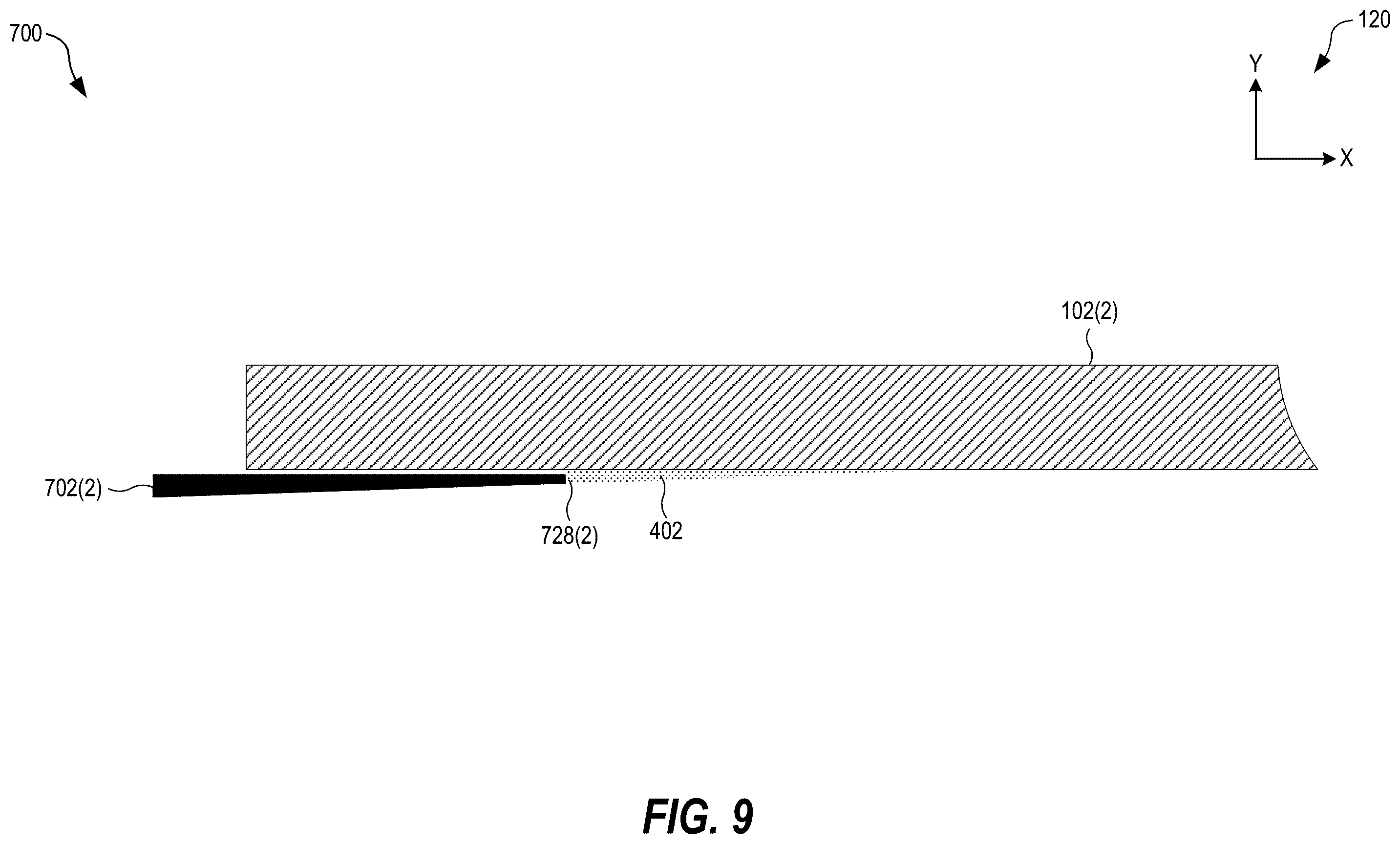 Patent US12129667 Figure 8 – Wallboard-fastening device for securing wallboards in an outside-corner configuration