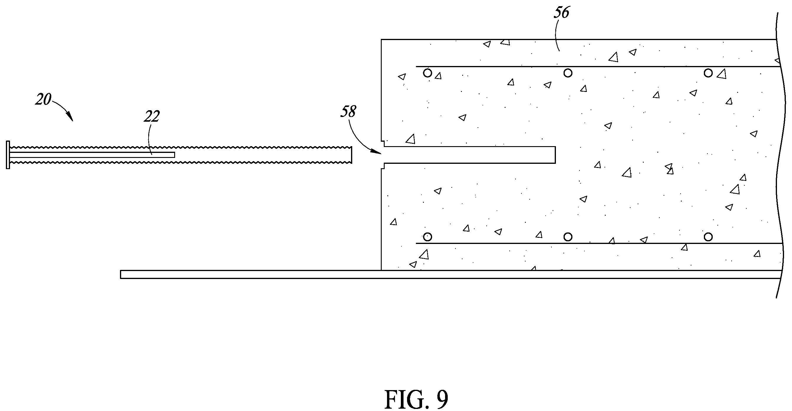 Patent US12129672 Figure 6 – Device and method for forming voids in concrete
