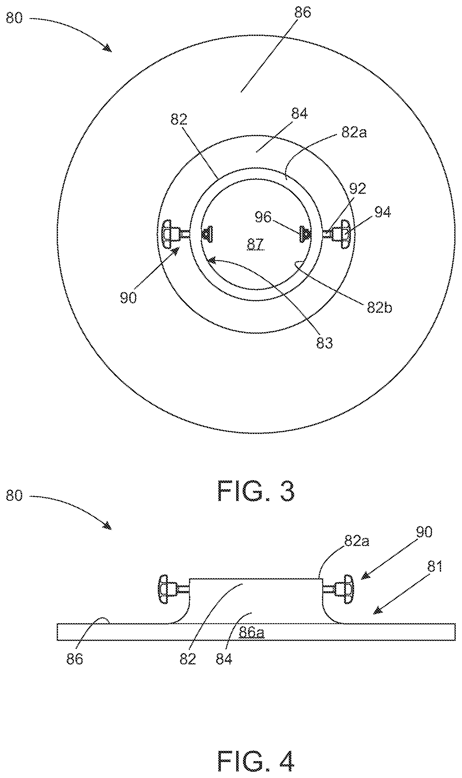 Patent US12129675 Figure 3 – Umbrella anchoring, stabilizing, and accessory holding assembly