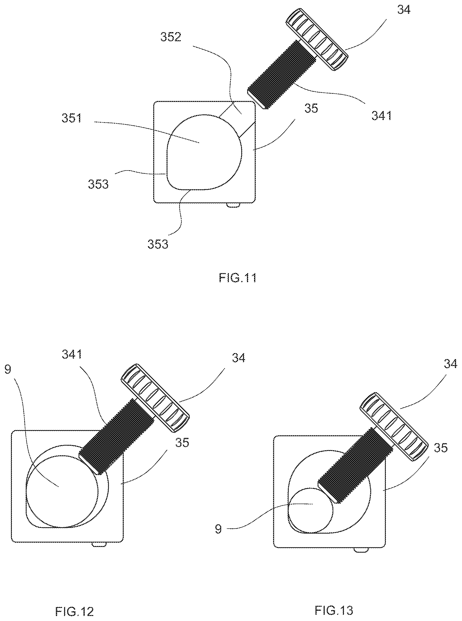 Patent US12129676 Figure 6 – Umbrella base filled with a counterweight