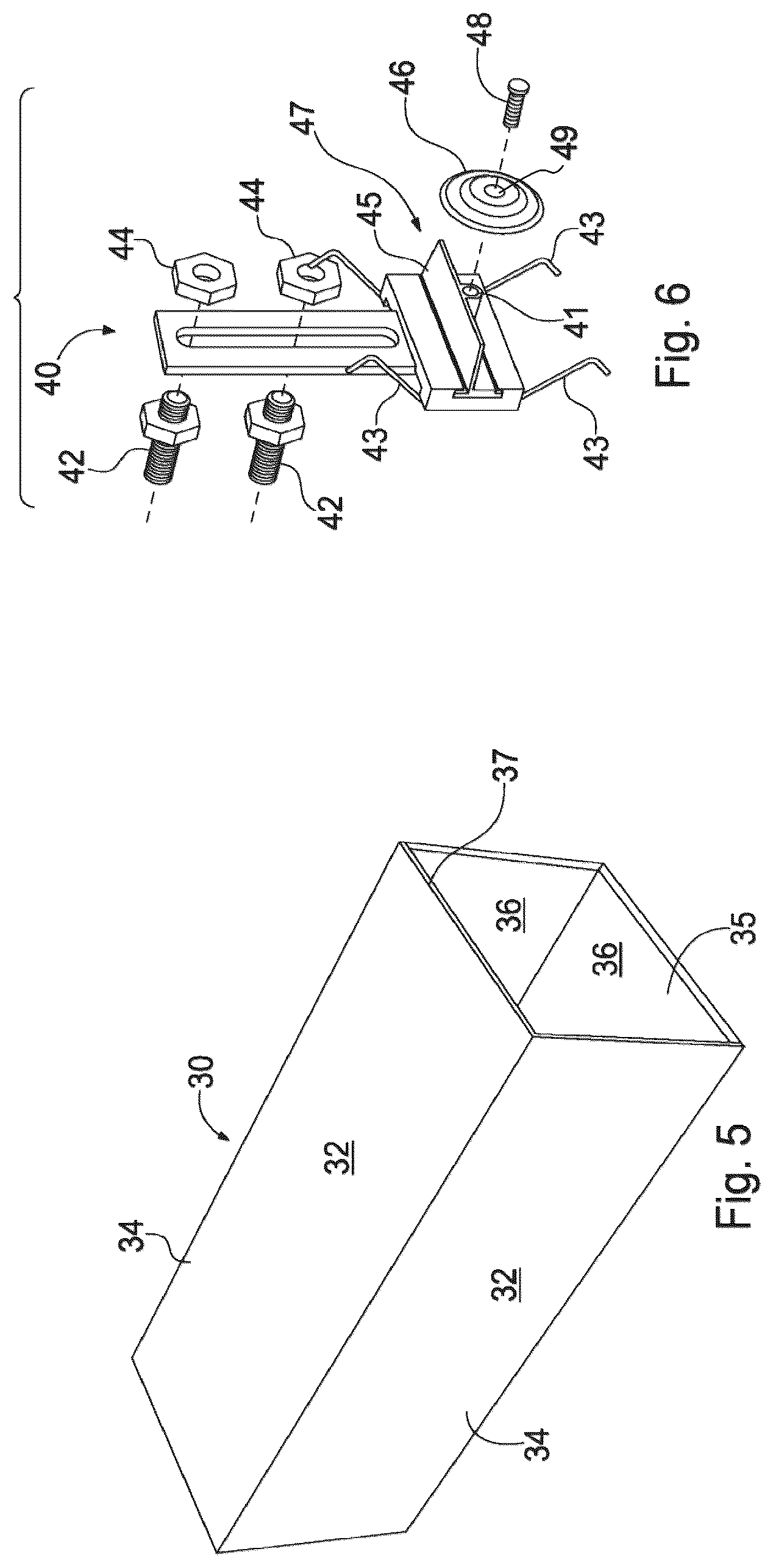 Patent US12129677 Figure 5 – Modular crypt and modular crypt system with niche side wall