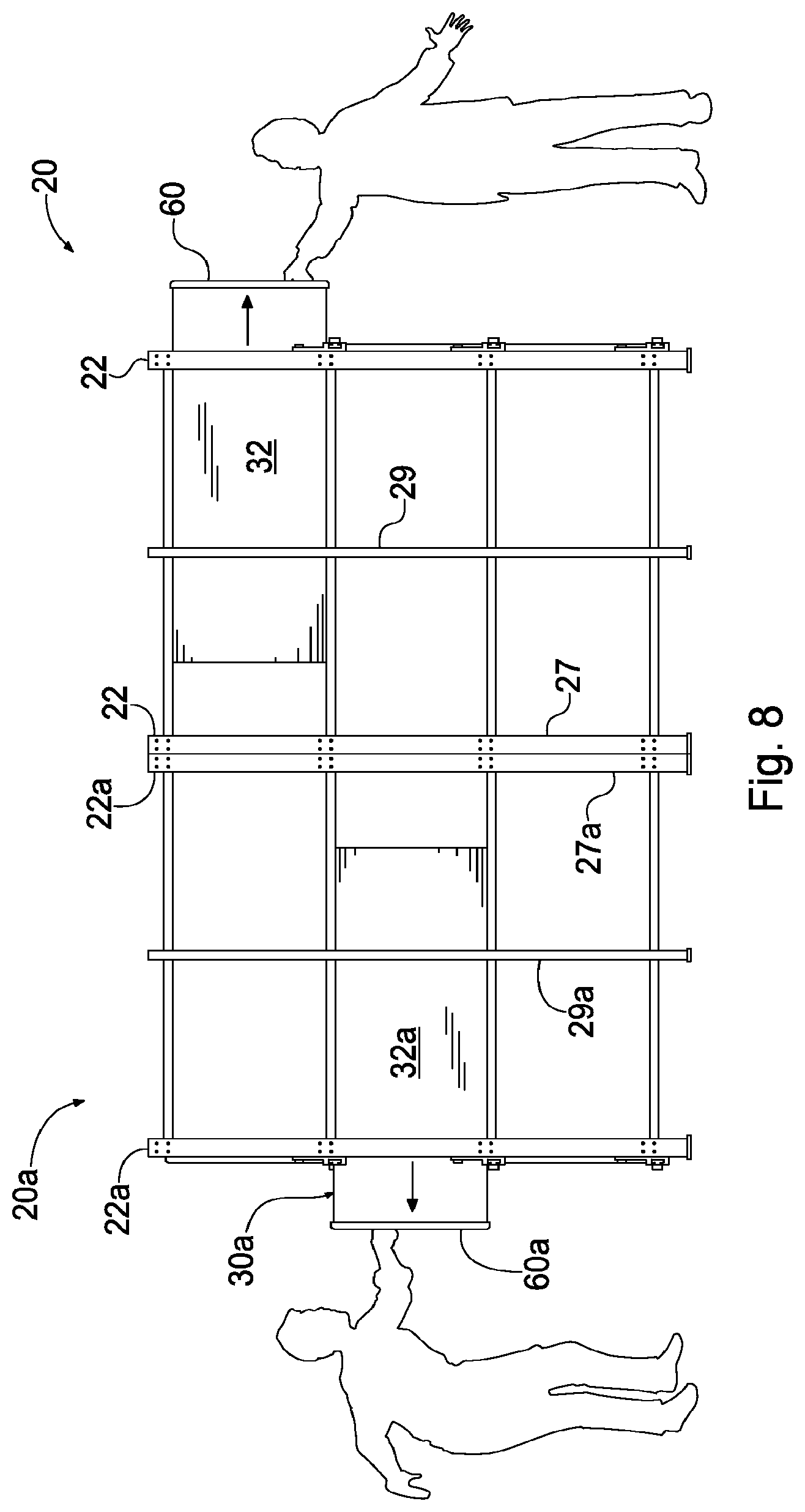 Patent US12129677 Figure 7 – Modular crypt and modular crypt system with niche side wall