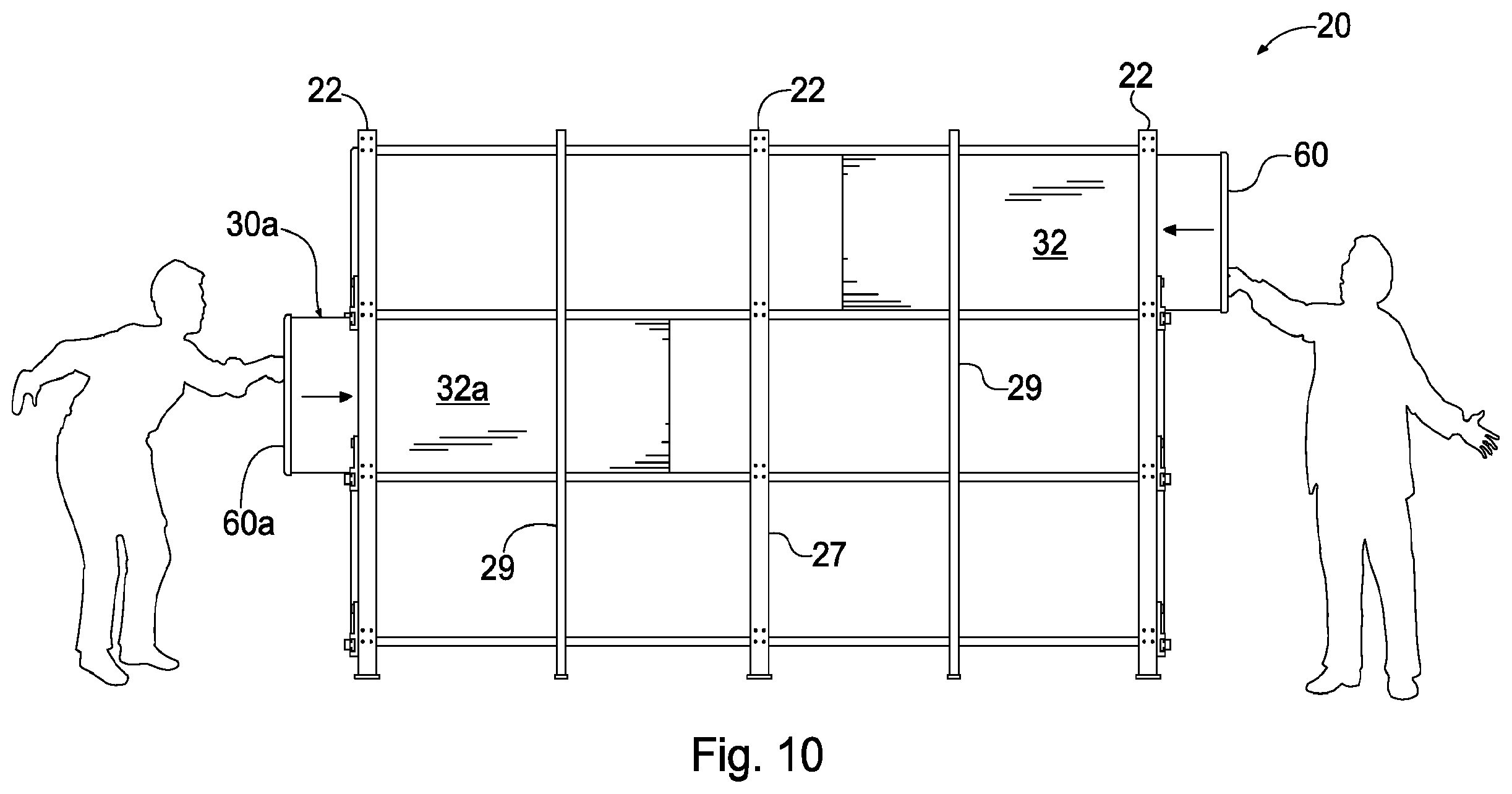 Patent US12129677 Figure 9 – Modular crypt and modular crypt system with niche side wall