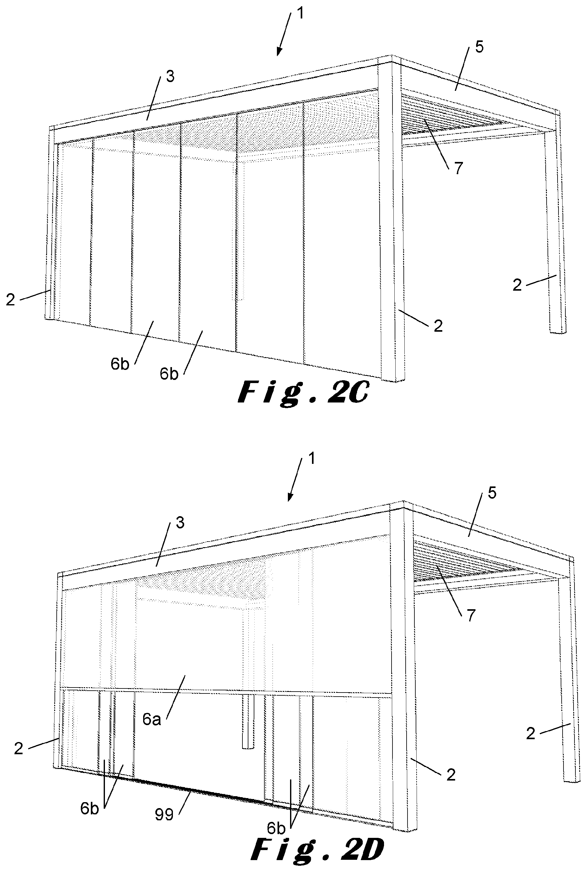 Patent US12129678 Figure 3 – Terrace canopy