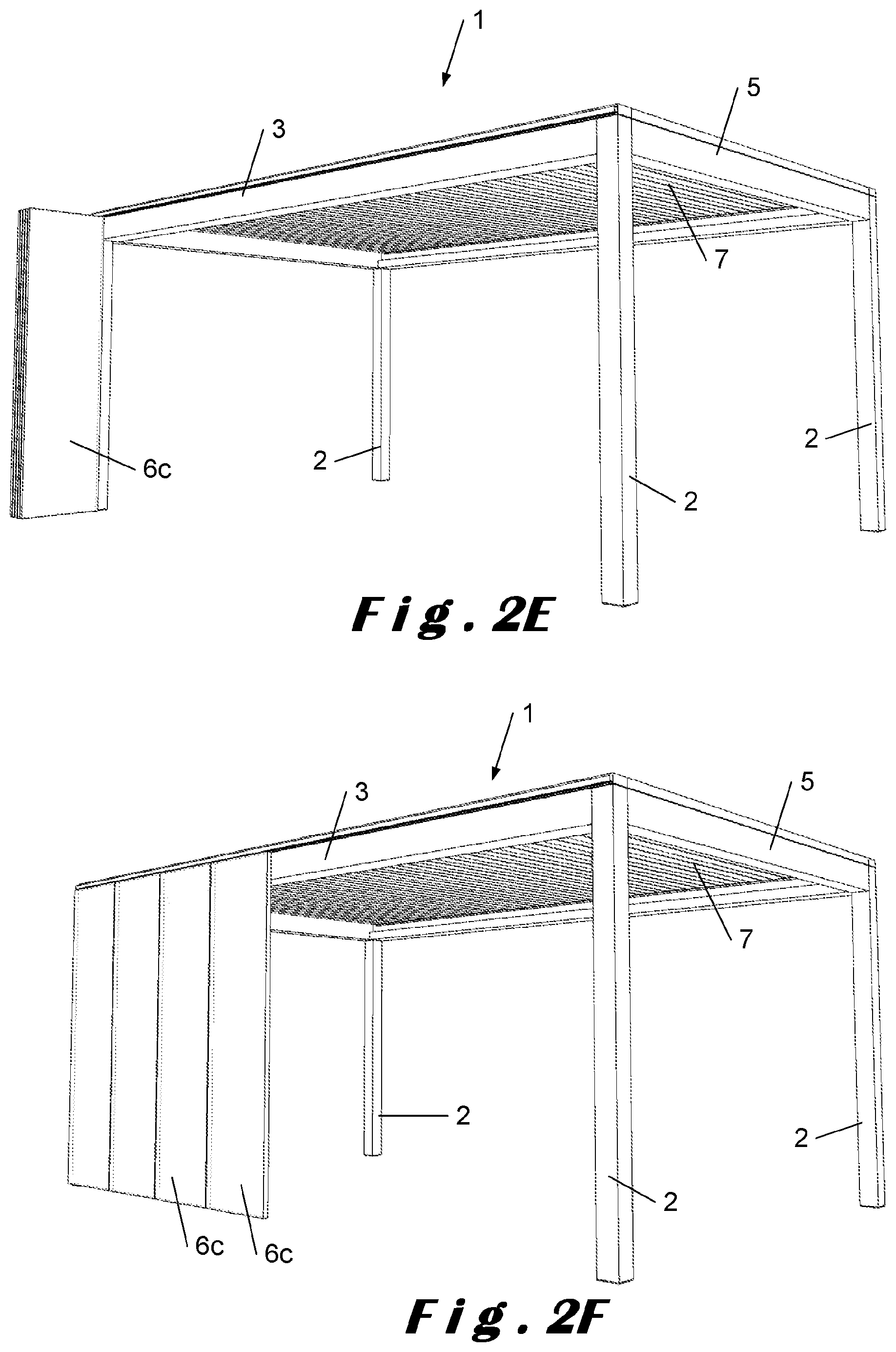 Patent US12129678 Figure 4 – Terrace canopy