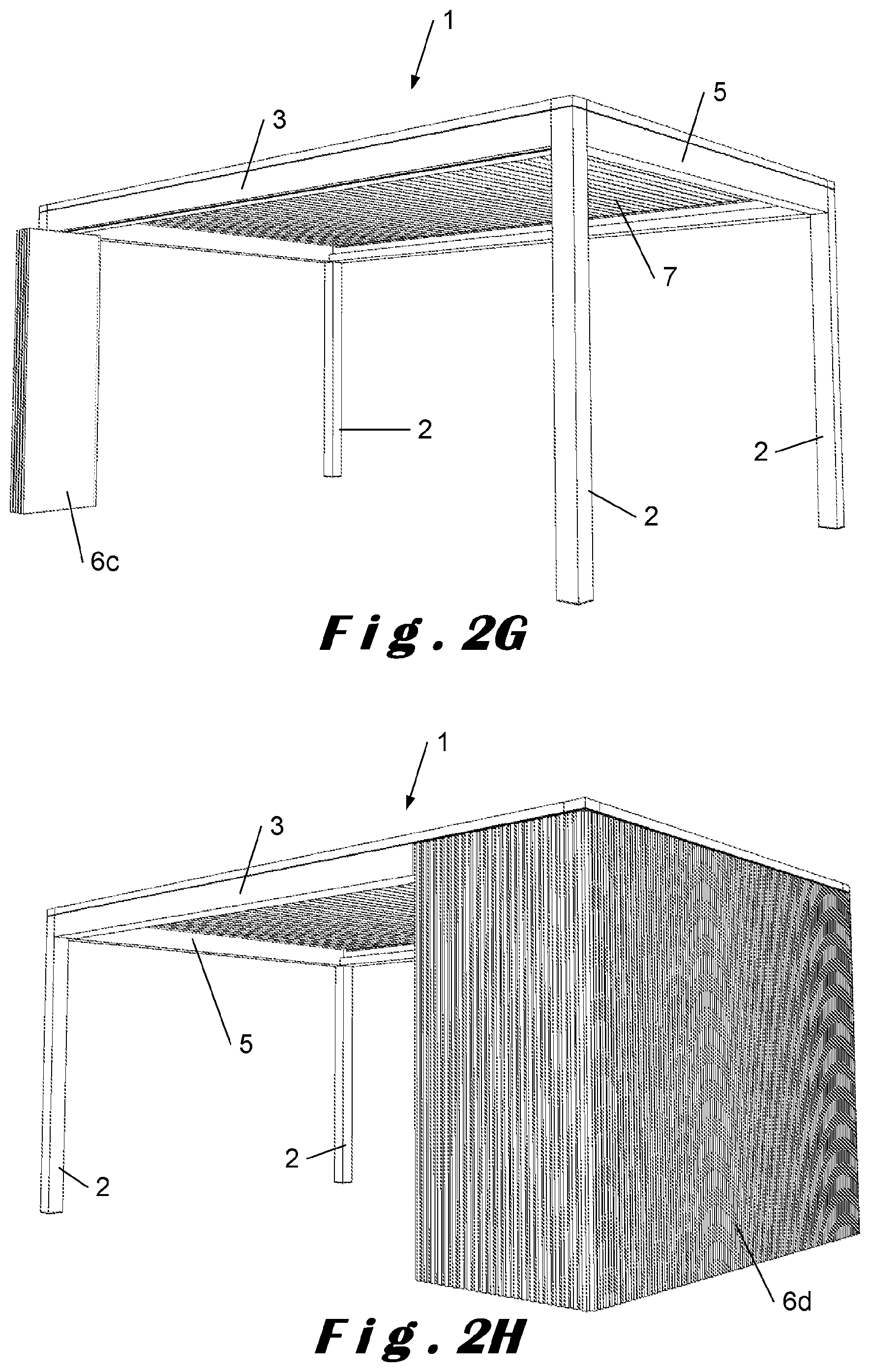 Patent US12129678 Figure 5 – Terrace canopy