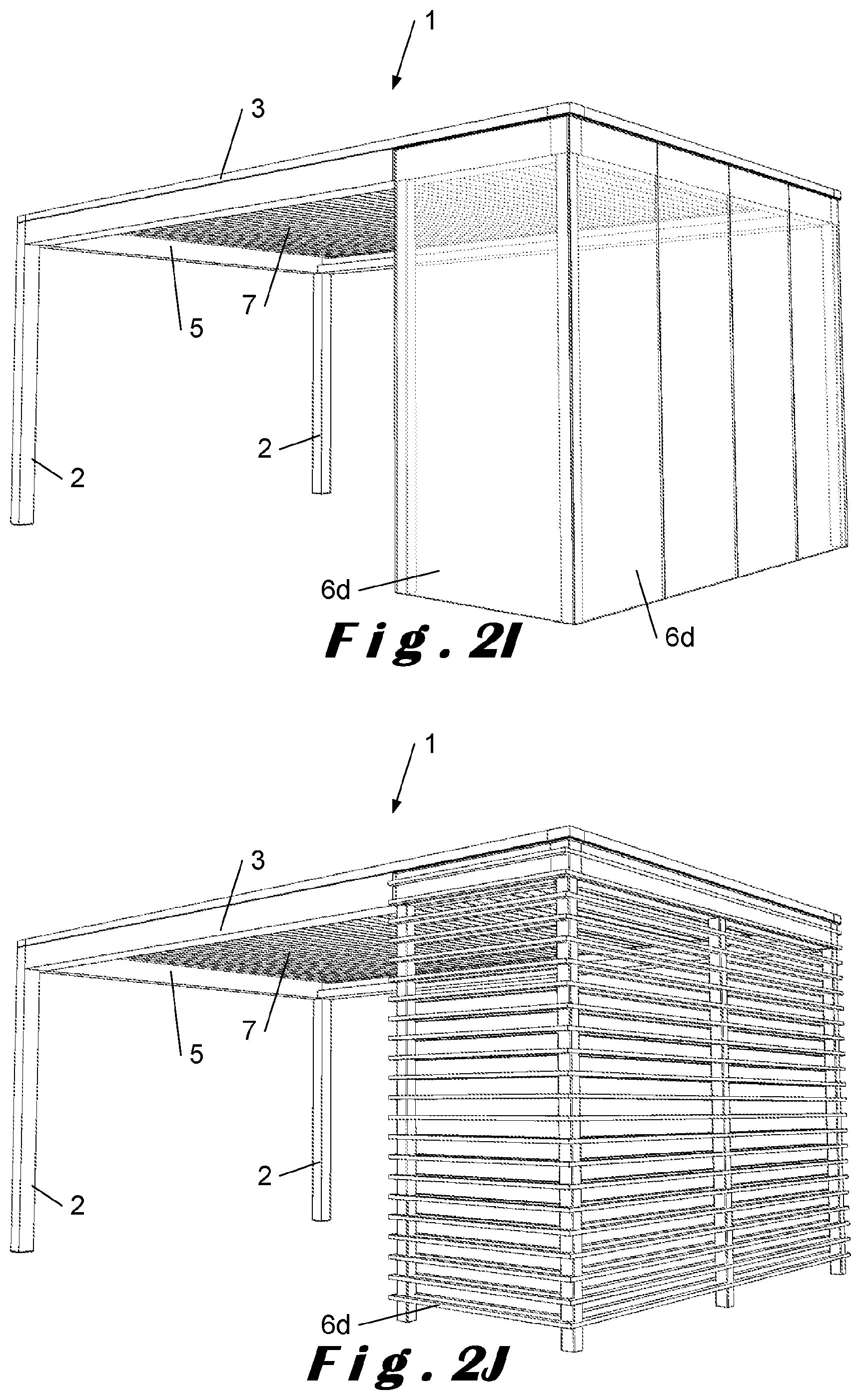 Patent US12129678 Figure 6 – Terrace canopy