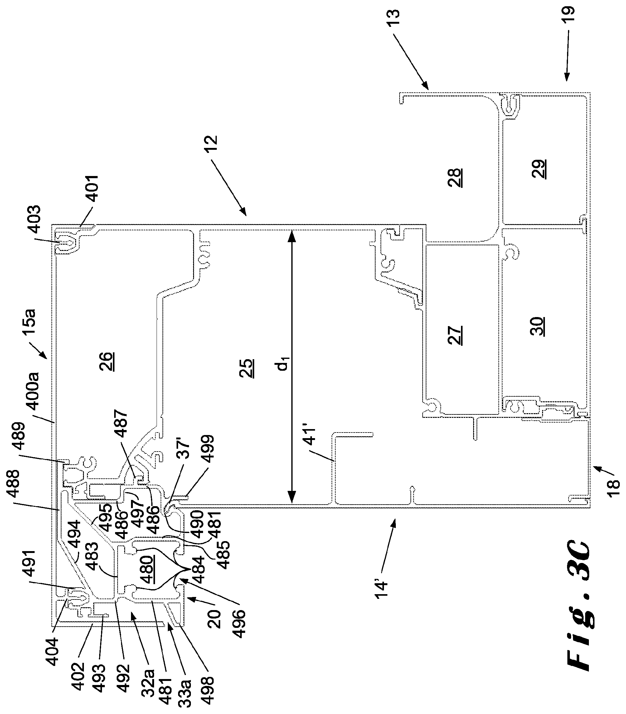 Patent US12129678 Figure 9 – Terrace canopy