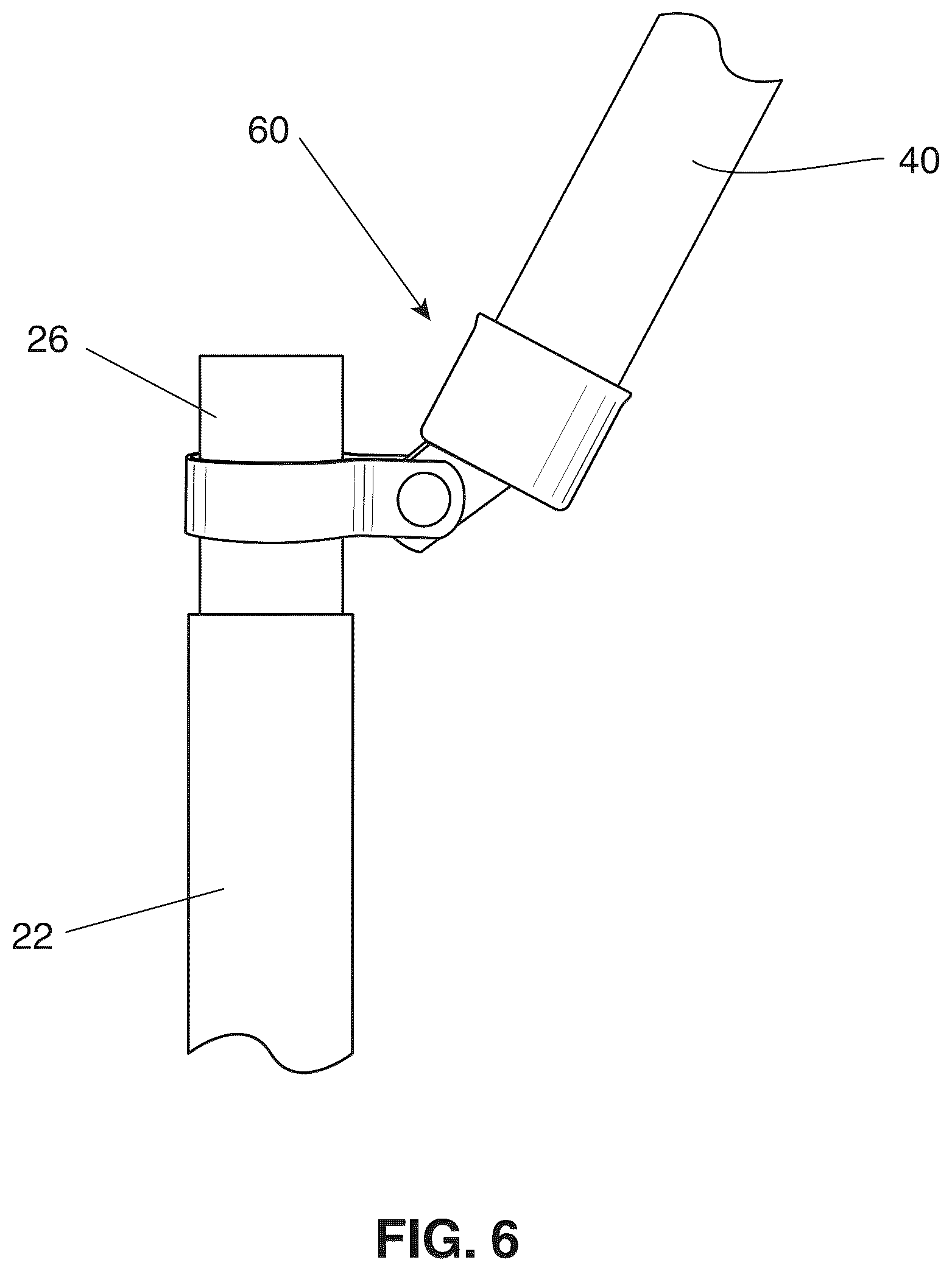 Patent US12129680 Figure 8 – Angle brace assembly and a method of providing support with an angle brace