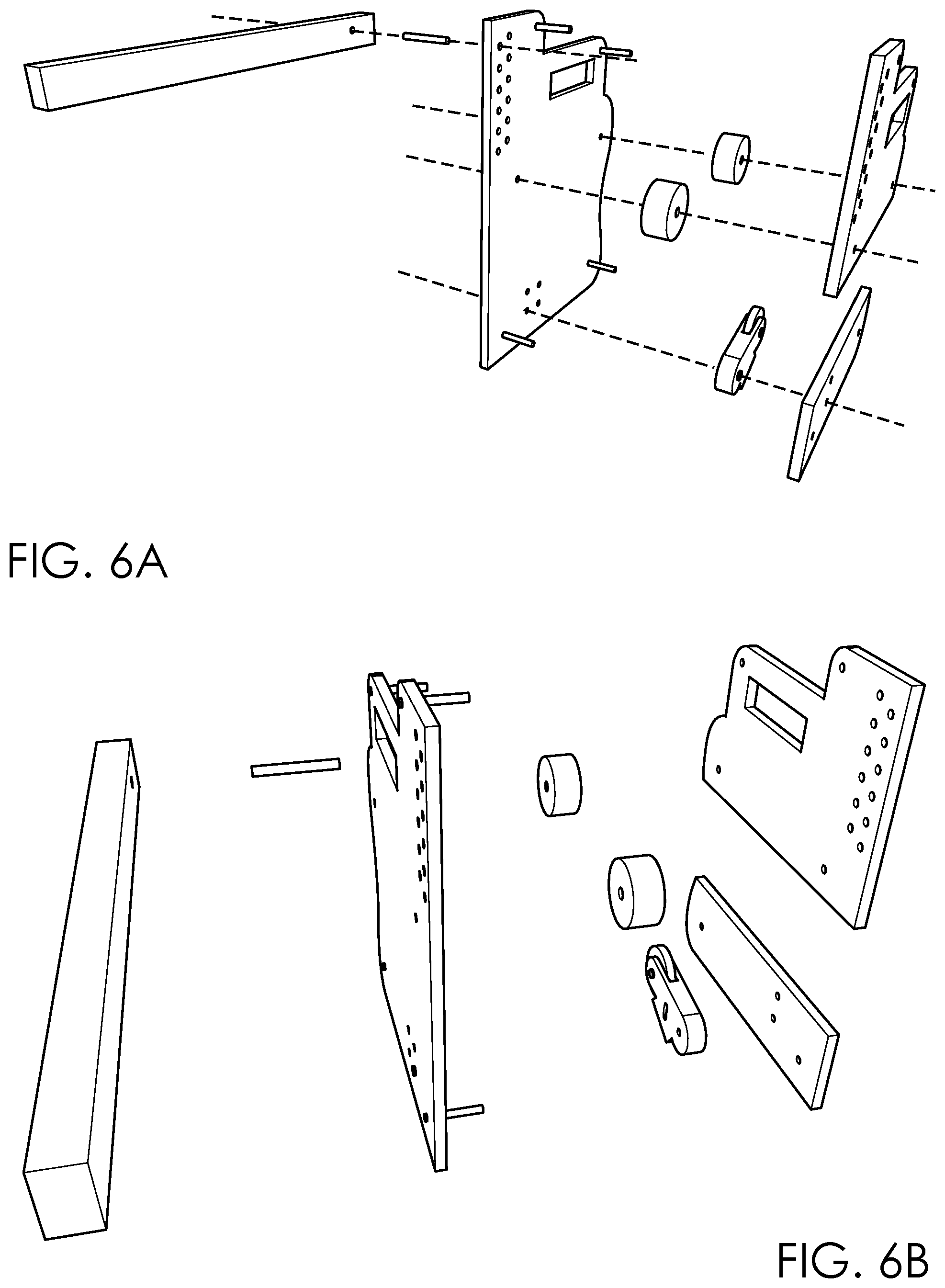 Patent US12129681 Figure 6 – Fence picket alignment tool and method of use