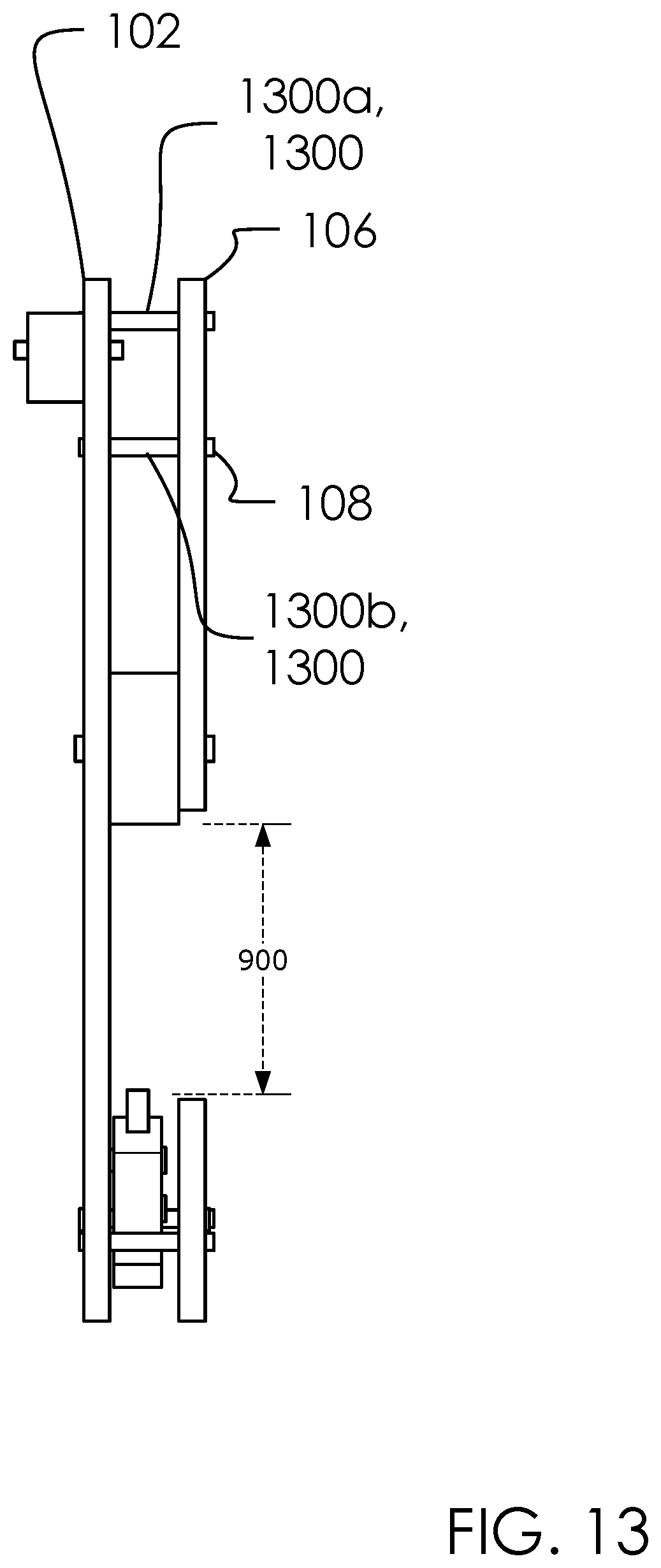 Patent US12129681 Figure 13 – Fence picket alignment tool and method of use